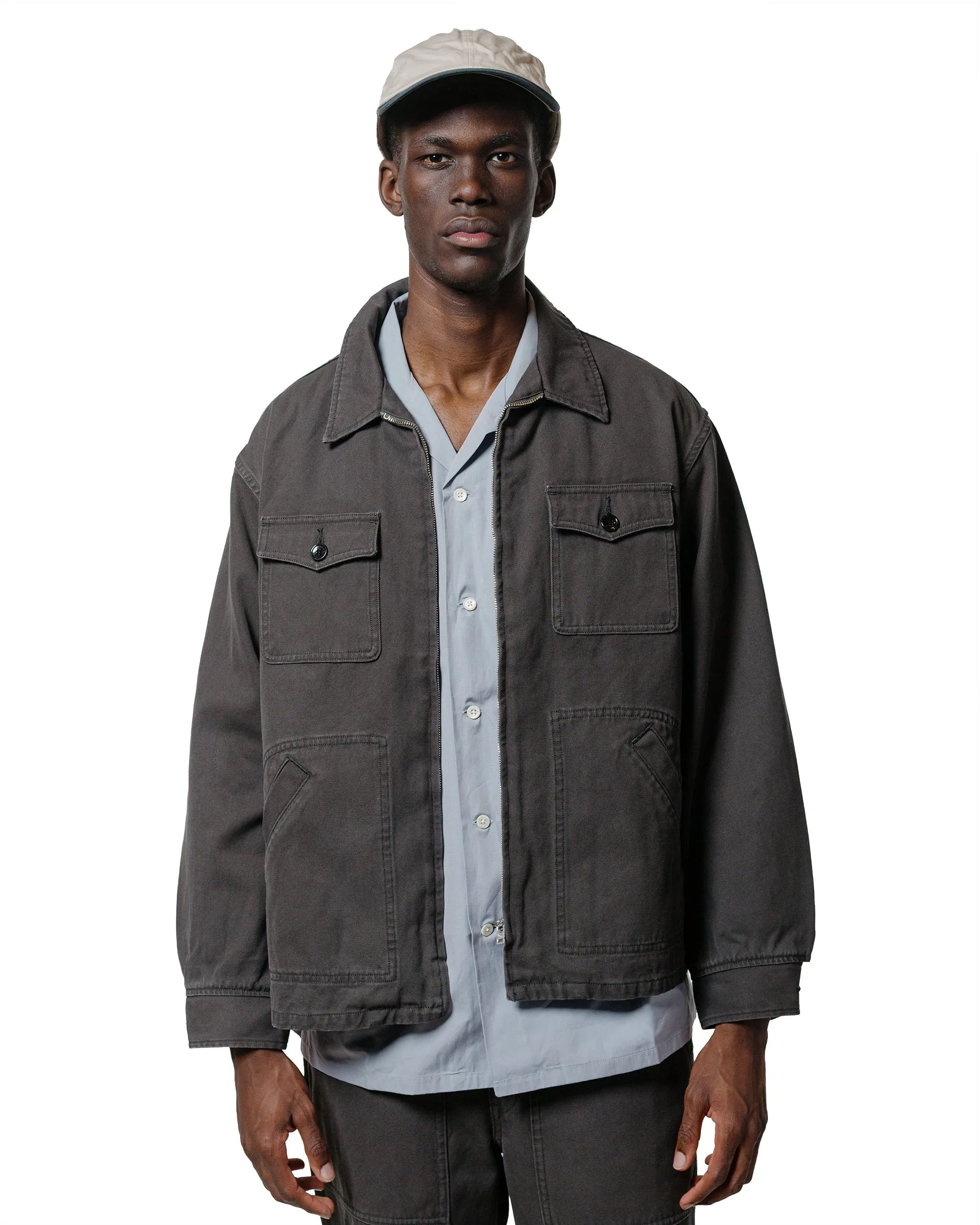Phigvel Duck Cloth Workaday Jacket Charcoal sold by Lost & Found product image thumbnail 2