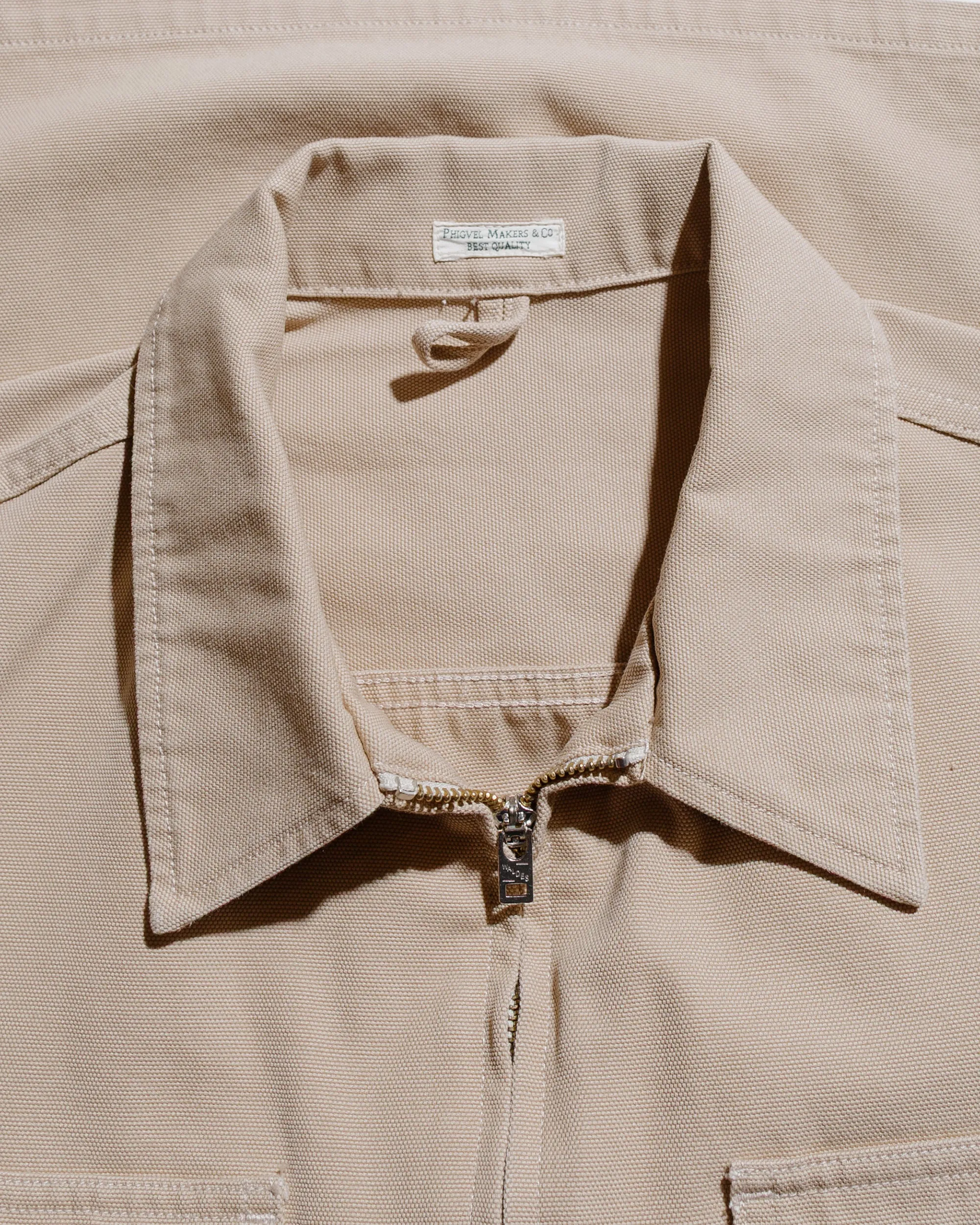 Phigvel Duck Cloth Workaday Jacket Cream sold by Lost & Found product image thumbnail 5