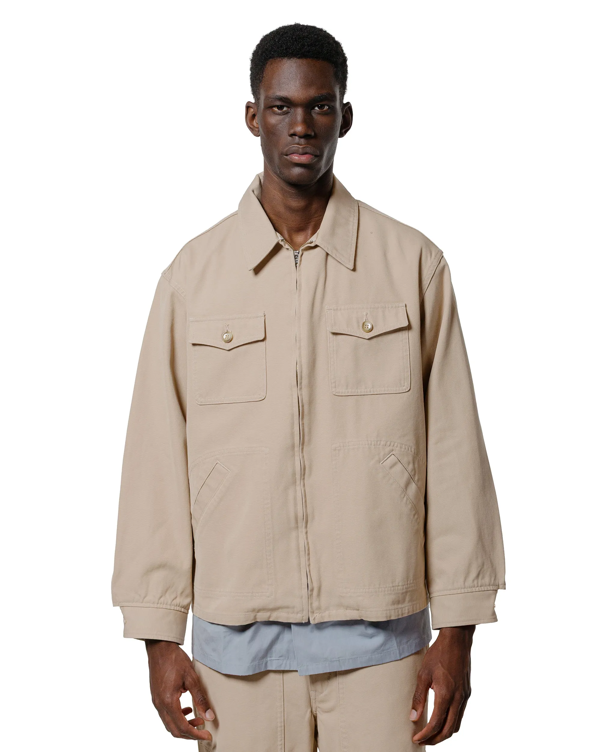 Phigvel Duck Cloth Workaday Jacket Cream sold by Lost & Found product image thumbnail 2