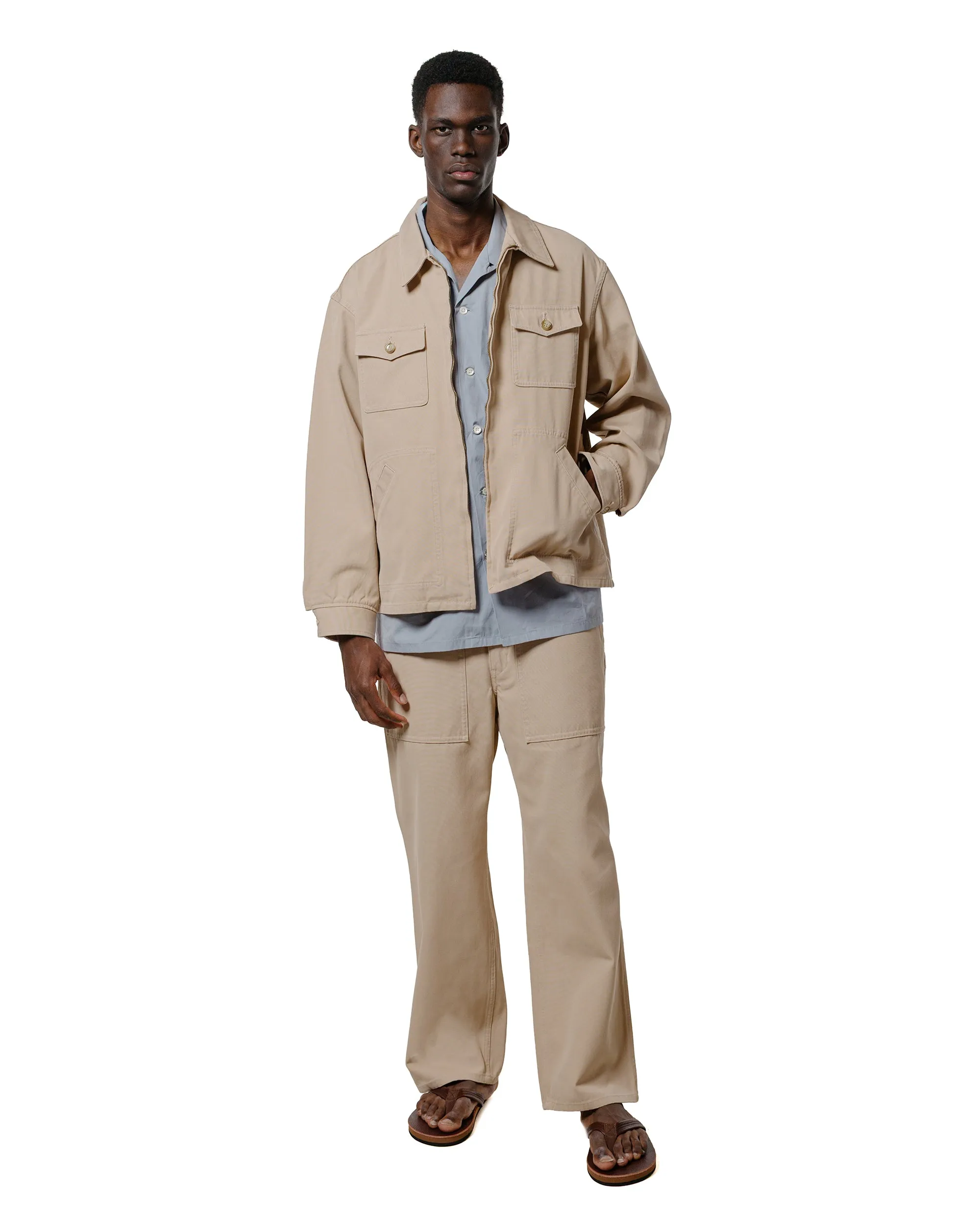 Phigvel Duck Cloth Workaday Jacket Cream sold by Lost & Found product image thumbnail 4