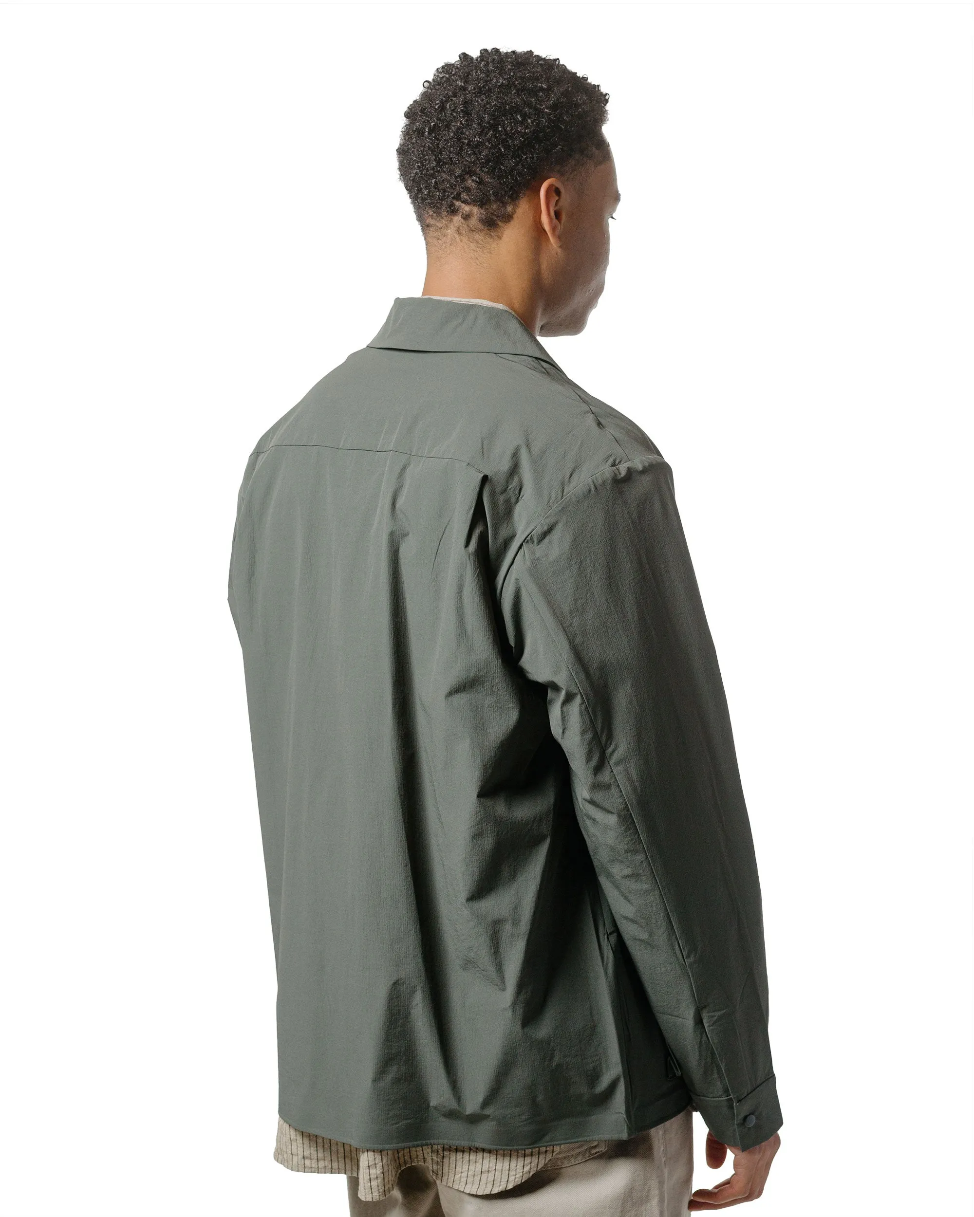 Norse Projects Mads Travel Light Overshirt Black Olive sold by Lost & Found product image thumbnail 3