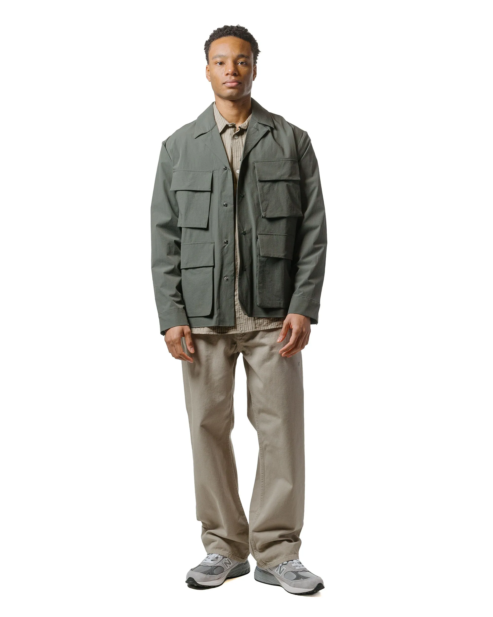 Norse Projects Mads Travel Light Overshirt Black Olive sold by Lost & Found product image thumbnail 4