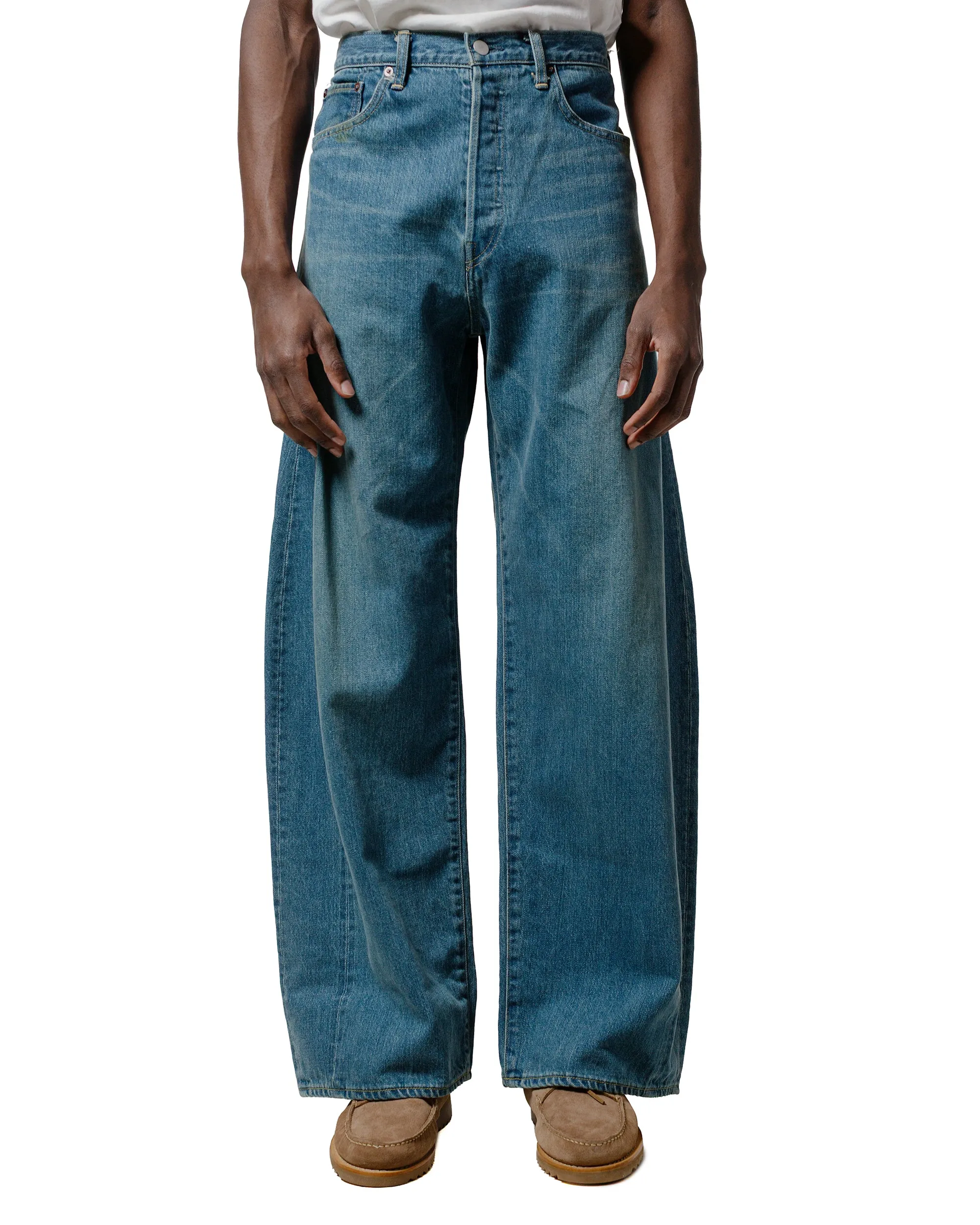 ssstein Deformation Wide Denim Jeans Indigo sold by Lost & Found product image thumbnail 2