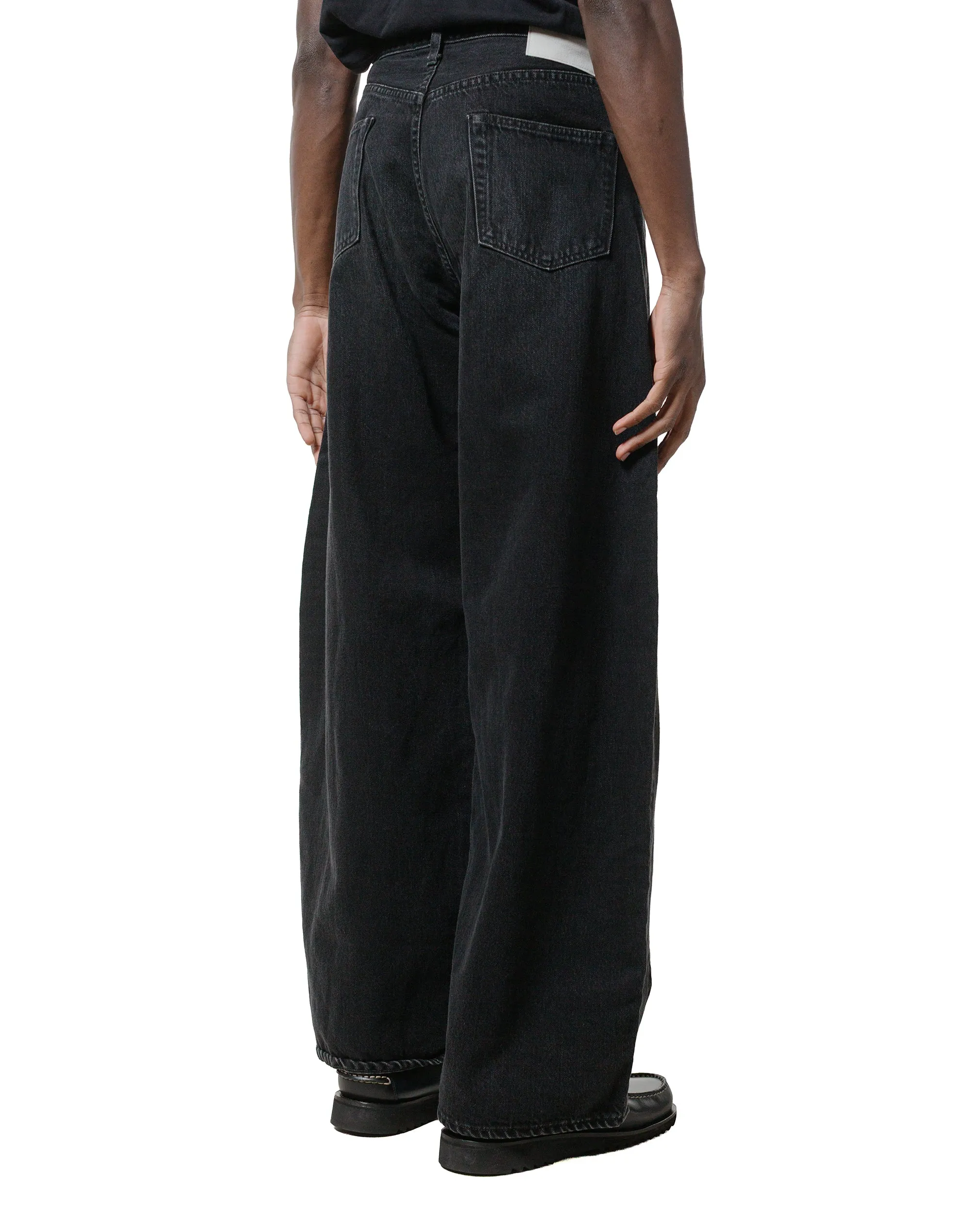 ssstein Deformation Wide Denim Jeans Black sold by Lost & Found product image thumbnail 3