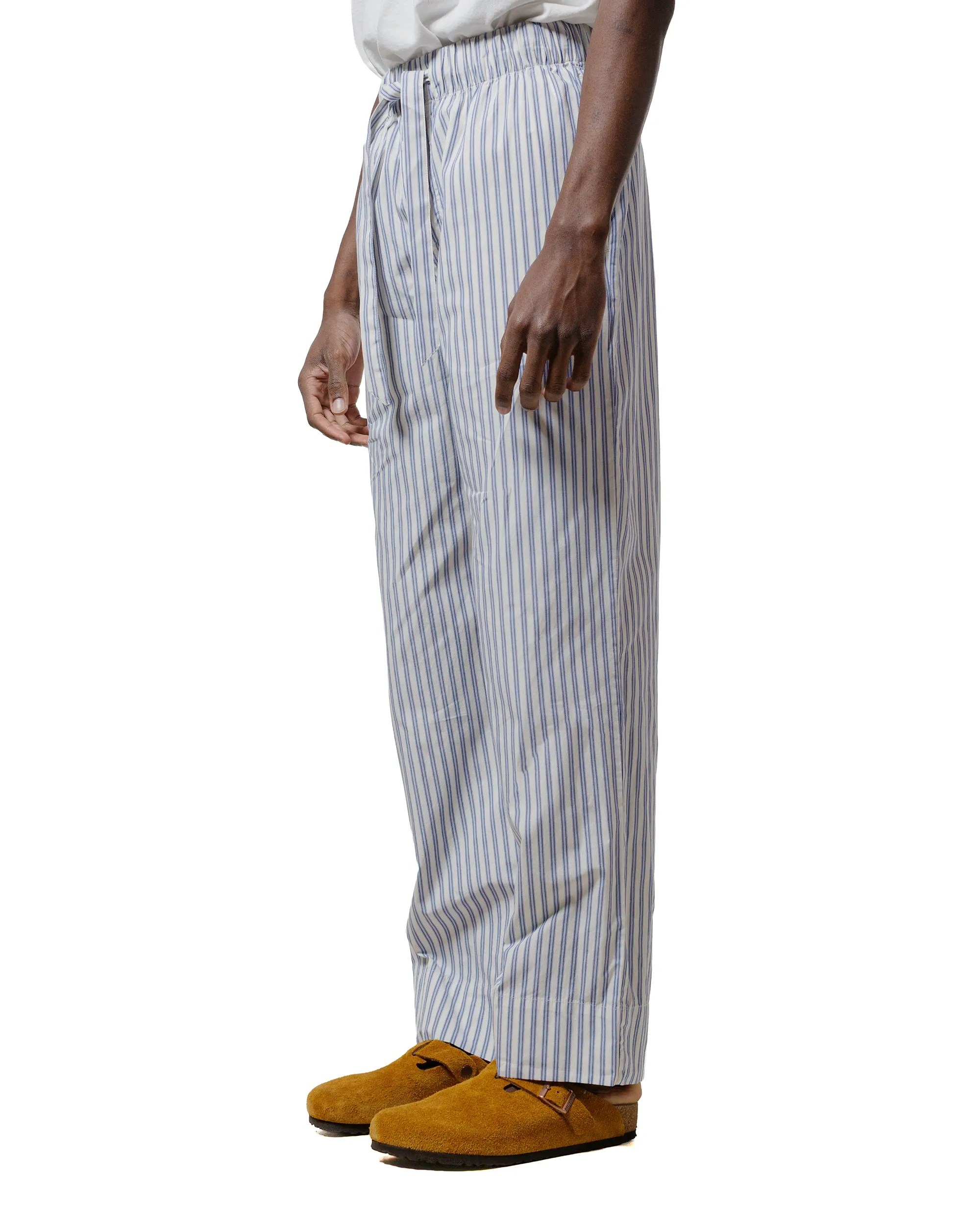 Tekla Poplin Pyjama Pants Skagen Stripes sold by Lost & Found product image thumbnail 2