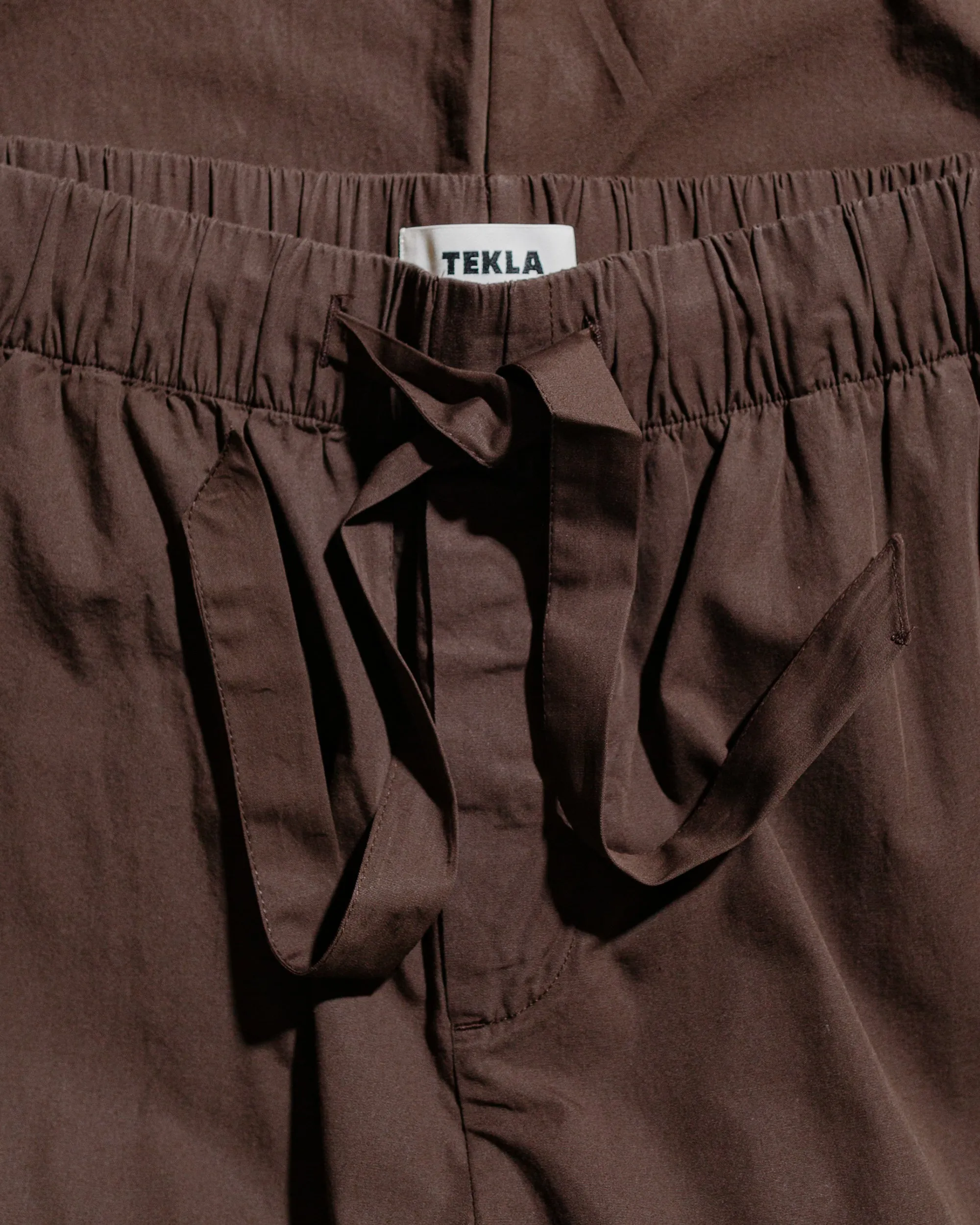 Tekla Poplin Pyjama Pants Coffee sold by Lost & Found product image thumbnail 5
