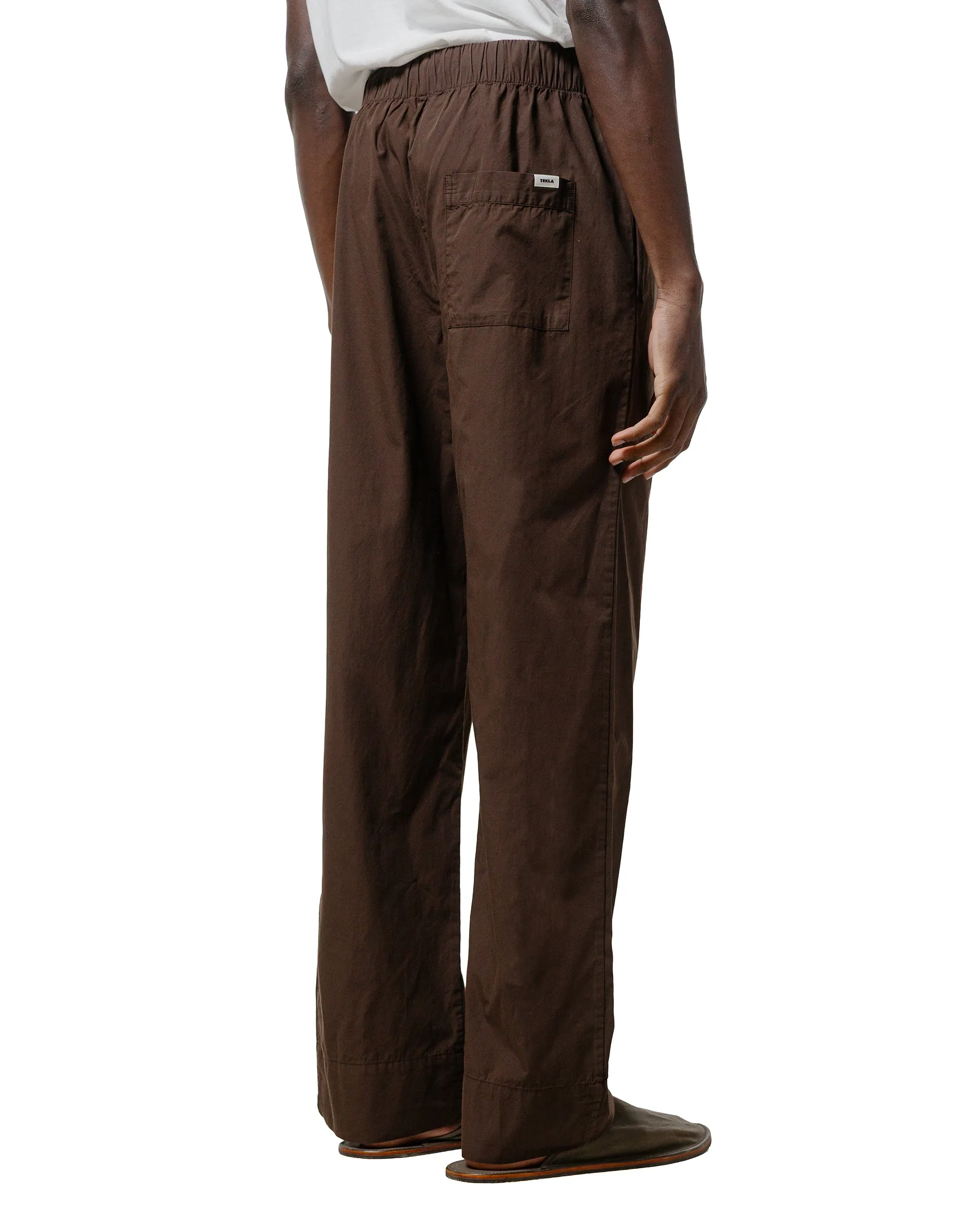 Tekla Poplin Pyjama Pants Coffee sold by Lost & Found product image thumbnail 3