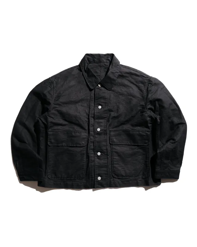 James Coward Replica Jacket Black Cotton Washi Duck sold by Lost & Found