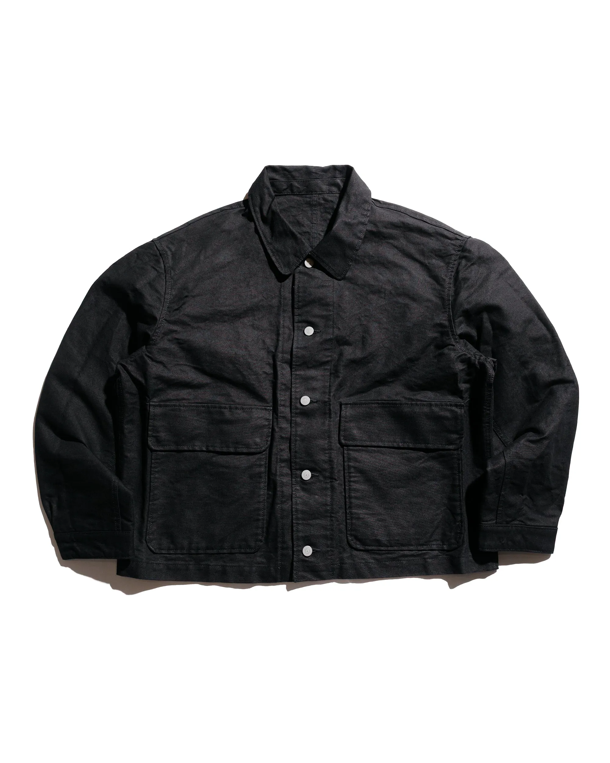 James Coward Replica Jacket Black Cotton Washi Duck sold by Lost & Found