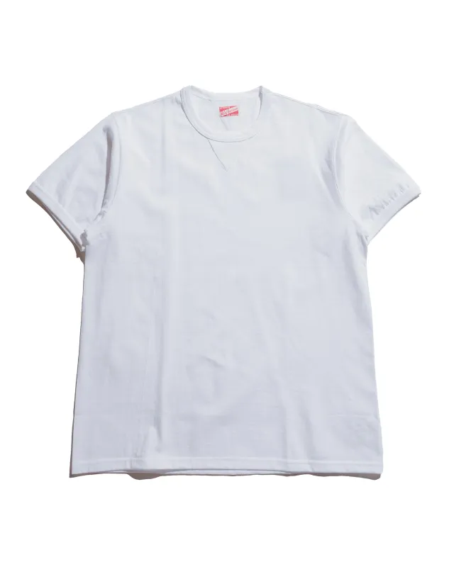 The Real McCoy's MC23020 Gusset Tee White sold by Lost & Found