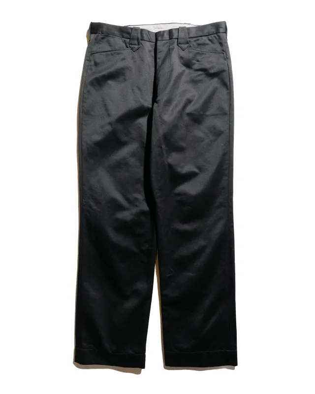 The Real McCoy's MP25011 Cotton Drill Western Trousers Black sold by Lost & Found