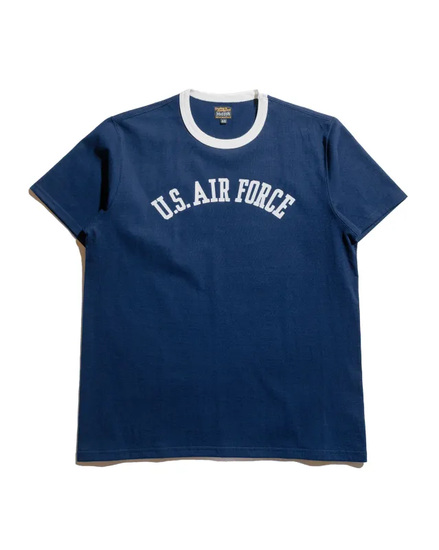 The Real McCoy's MC25008 Military Tee / U.S. Air Force Navy/Milk sold by Lost & Found