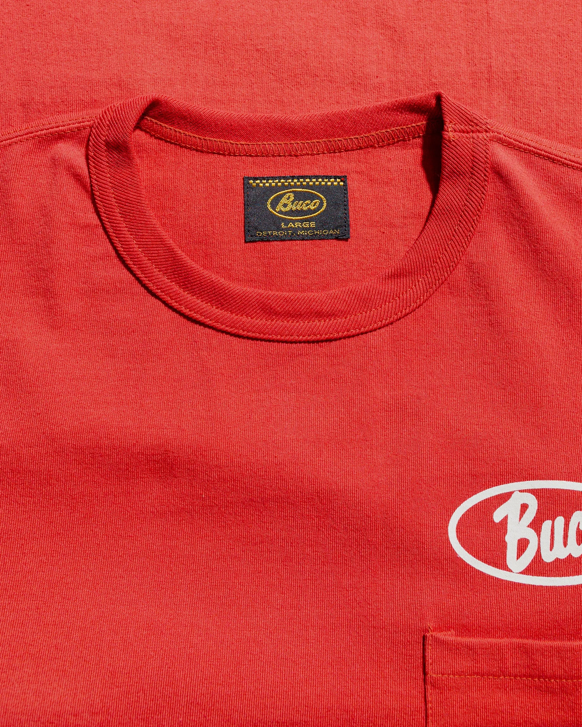 The Real McCoy's BC25005 Buco Tee / Enthusiast Cherry sold by Lost & Found product image thumbnail 4