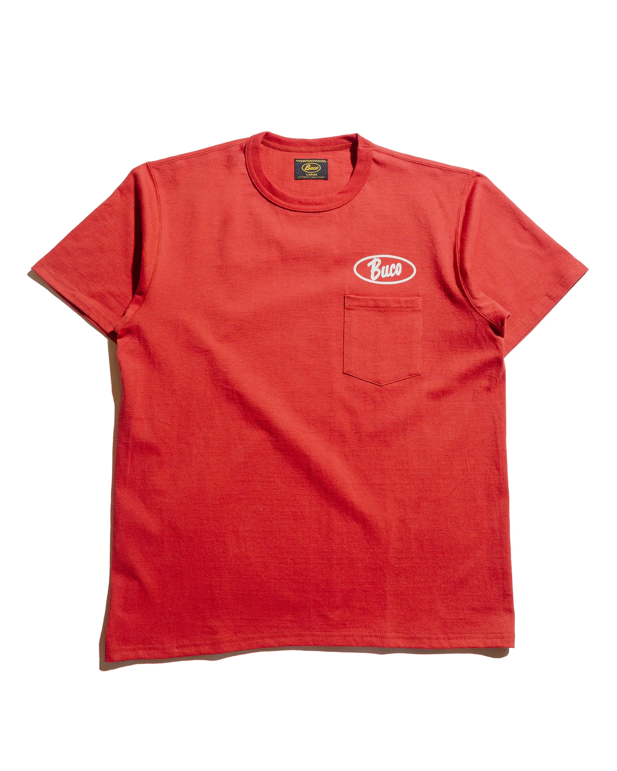 The Real McCoy's BC25005 Buco Tee / Enthusiast Cherry sold by Lost & Found