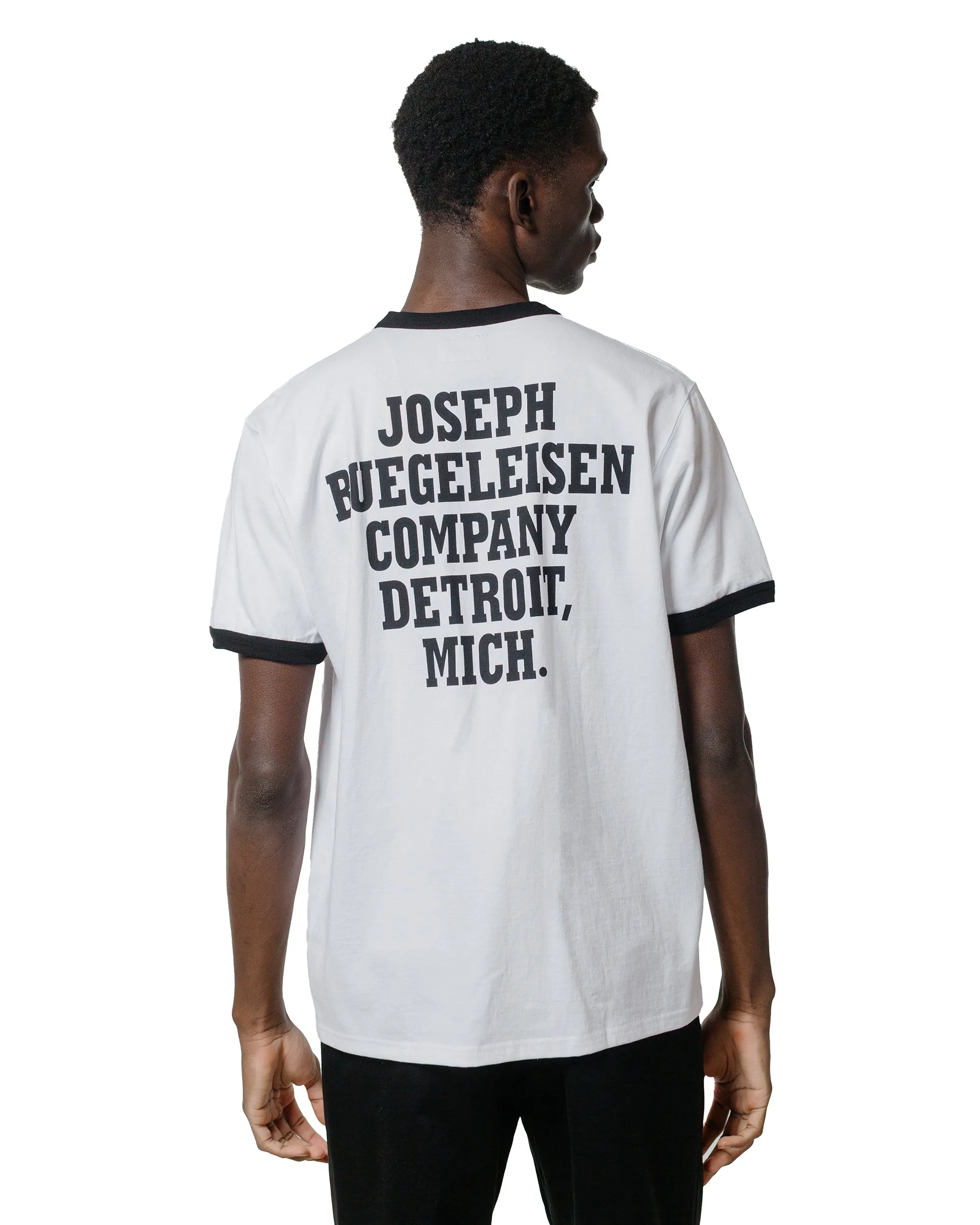 The Real McCoy's BC25004 Buco Tee / Flying Wheel White/Black sold by Lost & Found product image thumbnail 3