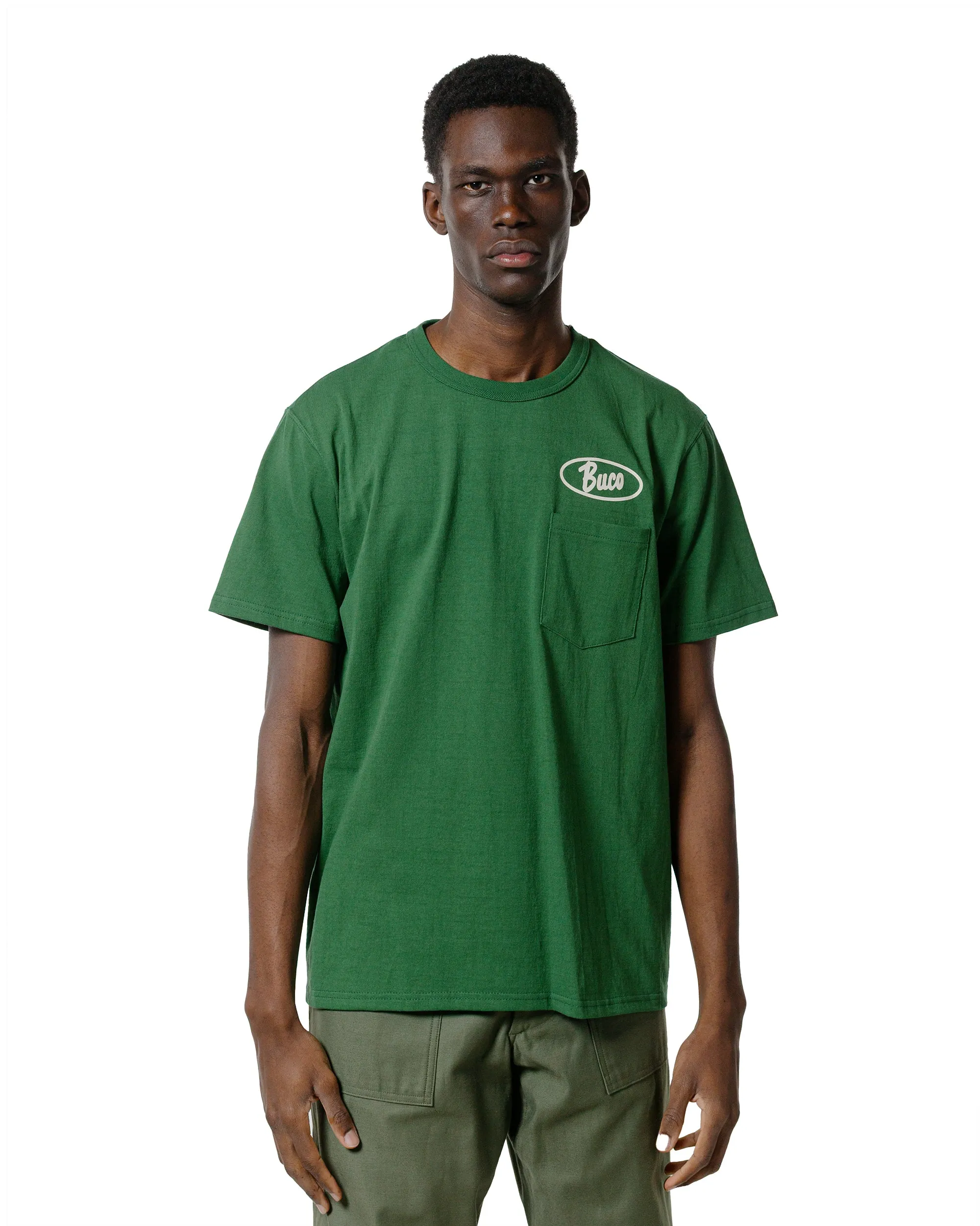 The Real McCoy's BC25005 Buco Tee / Enthusiast Green sold by Lost & Found product image thumbnail 2