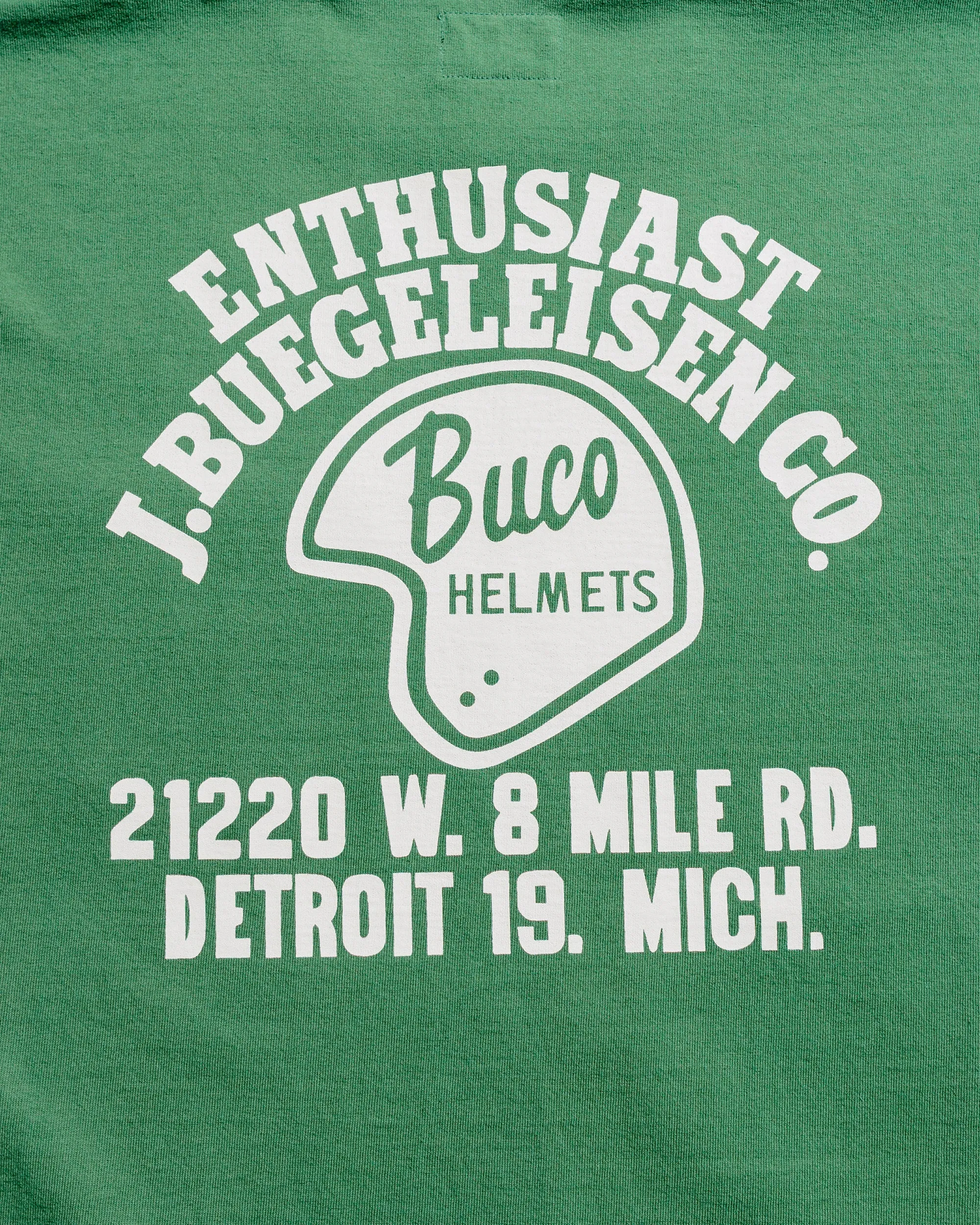 The Real McCoy's BC25005 Buco Tee / Enthusiast Green sold by Lost & Found product image thumbnail 5