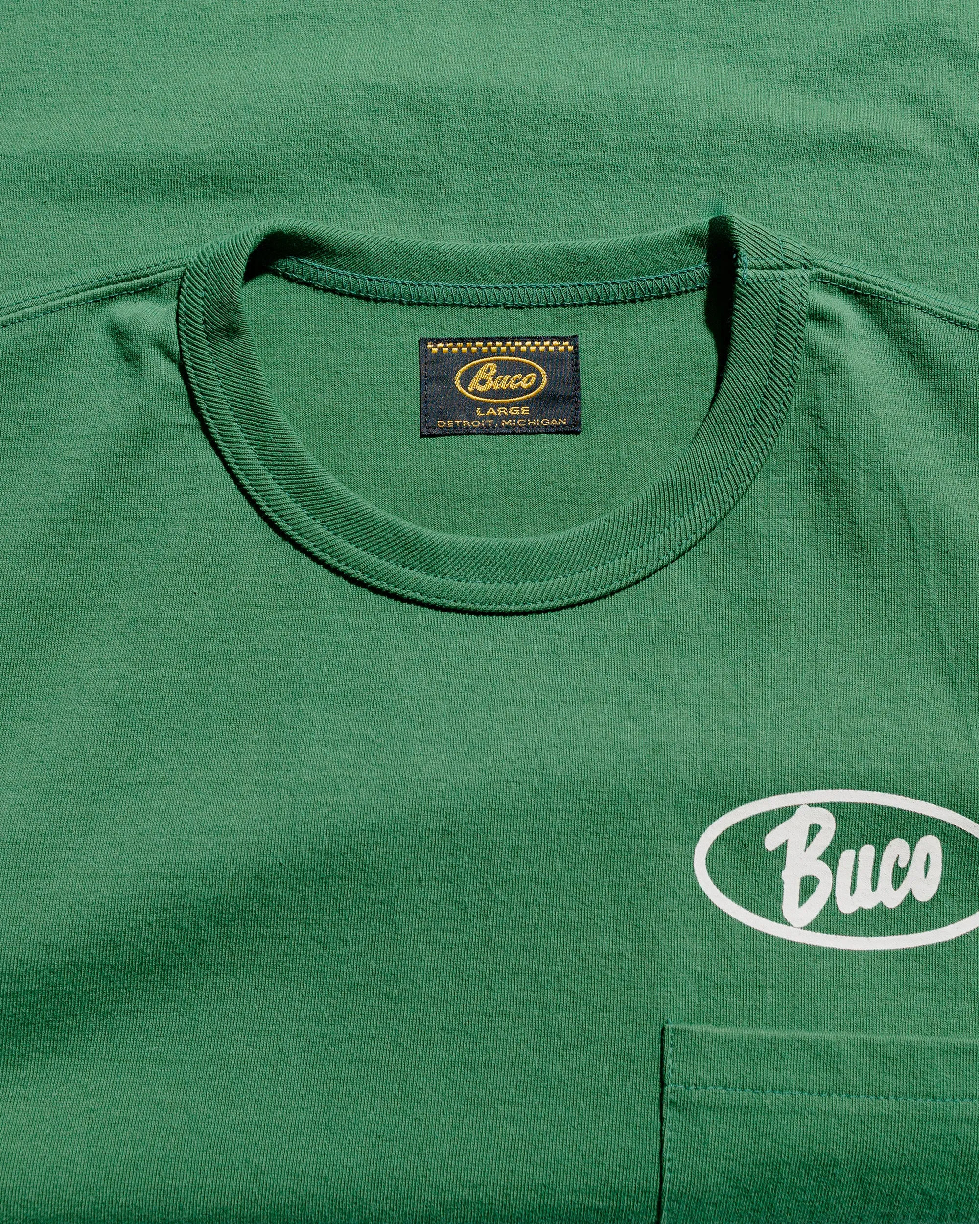 The Real McCoy's BC25005 Buco Tee / Enthusiast Green sold by Lost & Found product image thumbnail 4