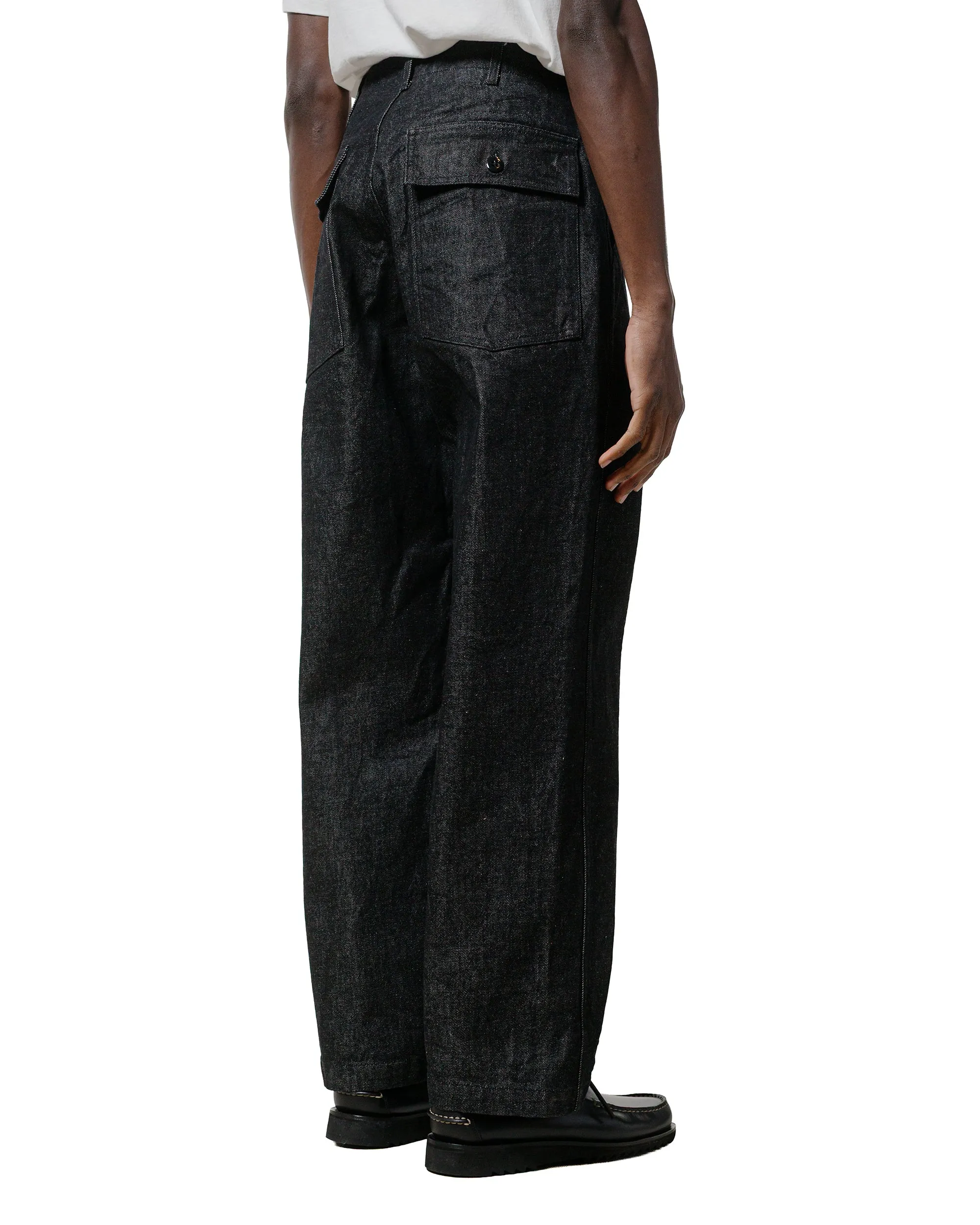 Engineered Garments Fatigue Pant Black 14oz Cone Denim sold by Lost & Found product image thumbnail 3