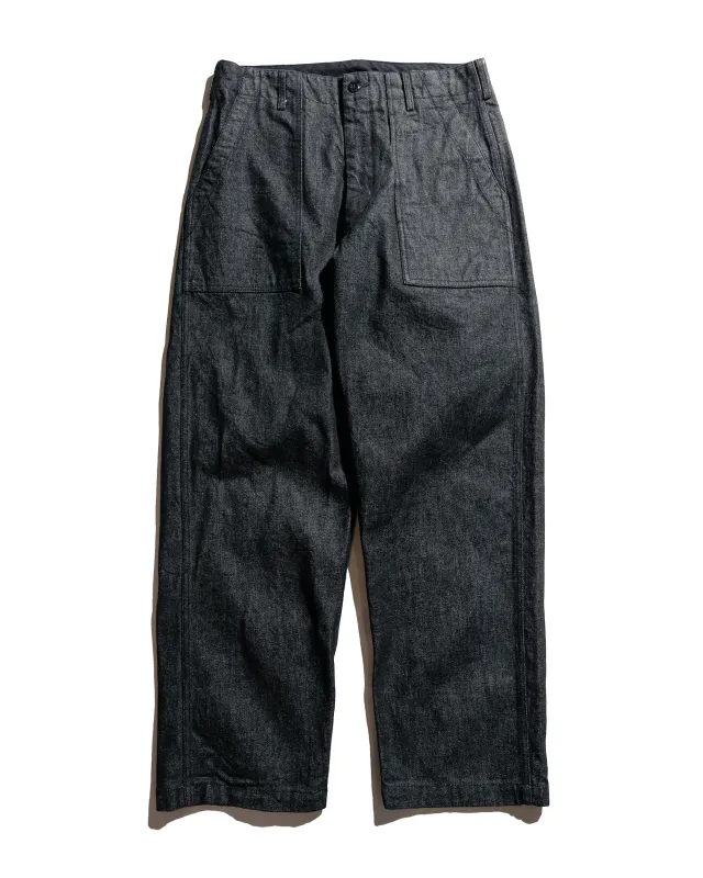 Engineered Garments Fatigue Pant Black 14oz Cone Denim sold by Lost & Found