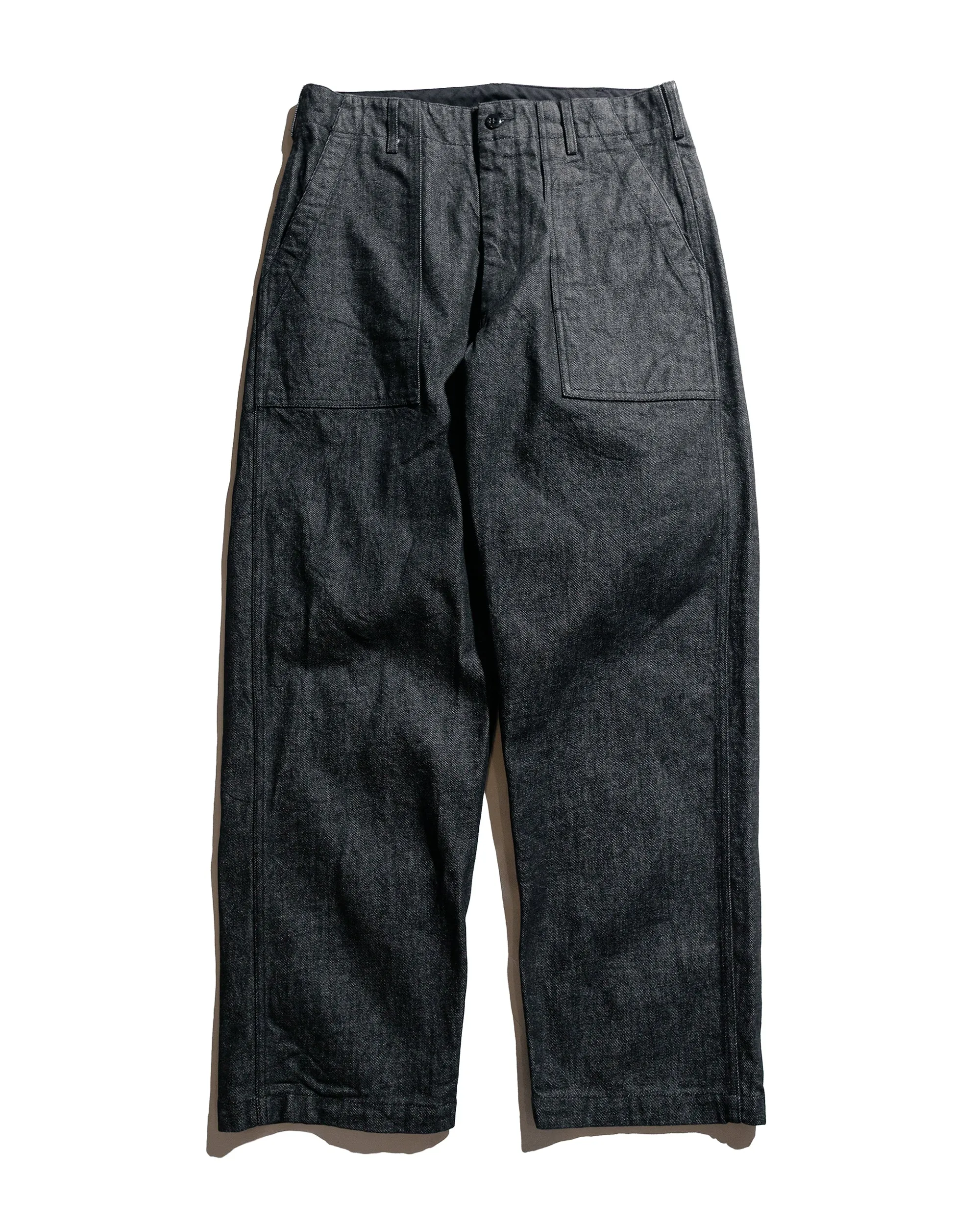 Engineered Garments Fatigue Pant Black 14oz Cone Denim sold by Lost & Found
