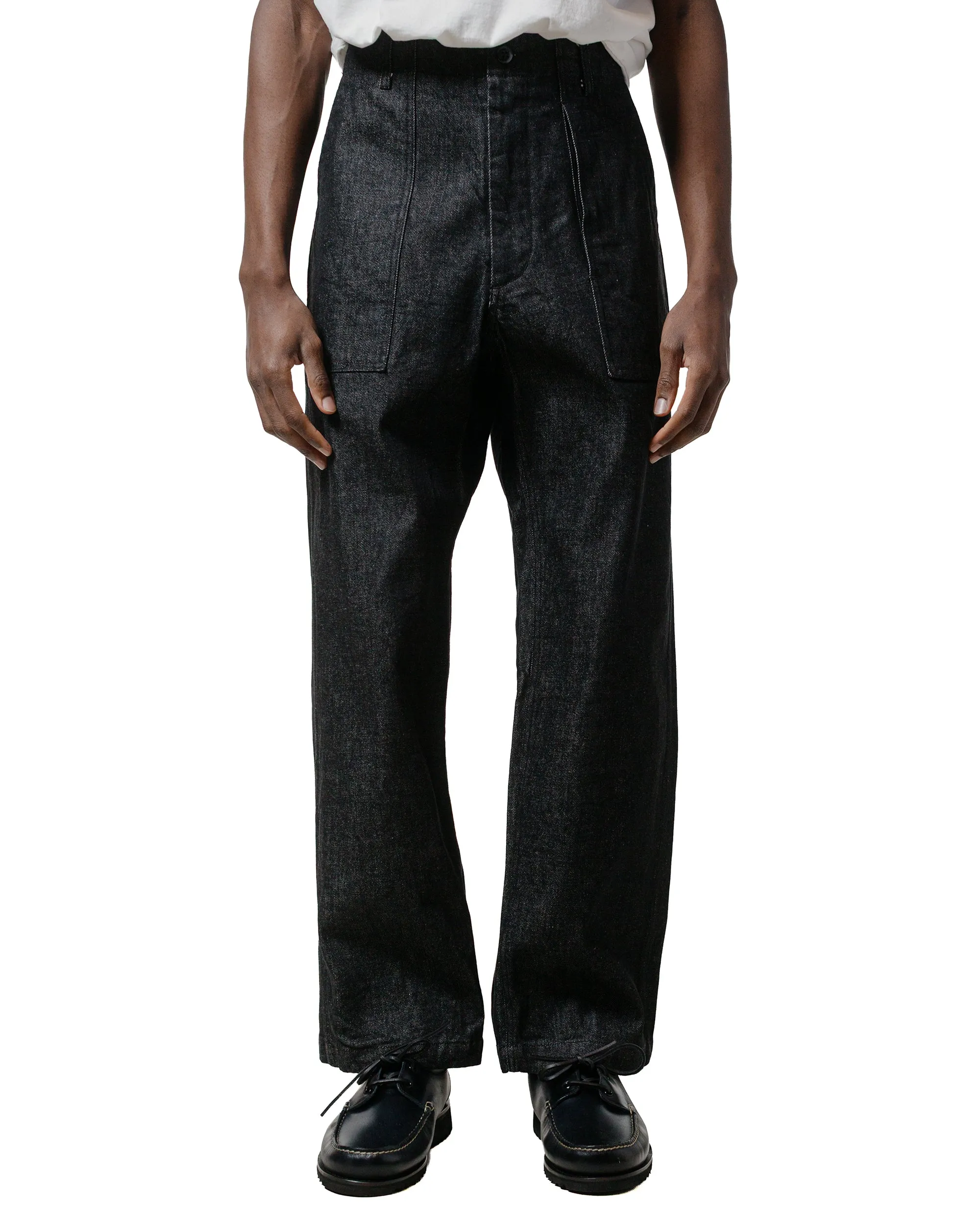 Engineered Garments Fatigue Pant Black 14oz Cone Denim sold by Lost & Found product image thumbnail 2
