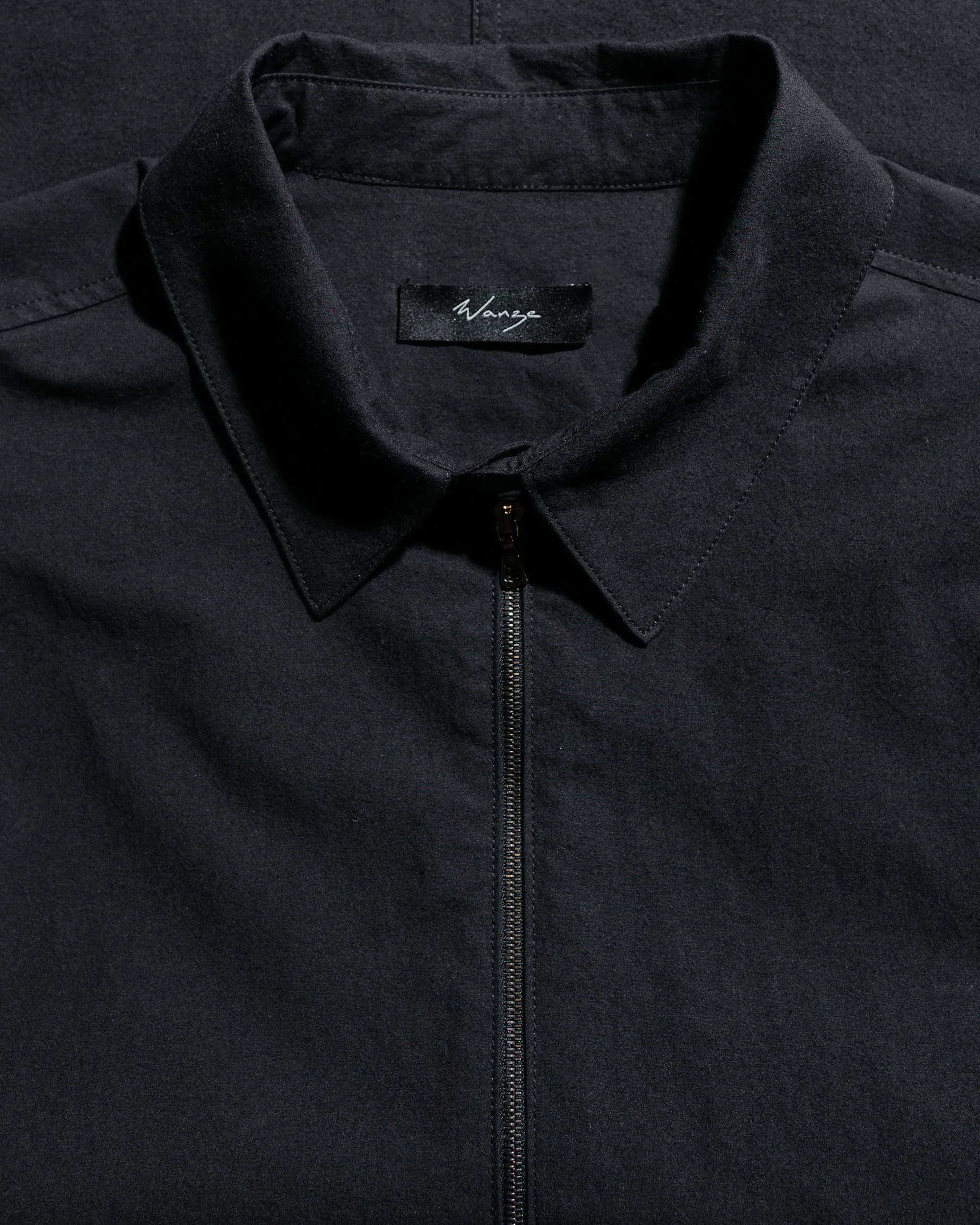 Wanze Half Zip Shirt Typewriter Cotton Black sold by Lost & Found product image thumbnail 5