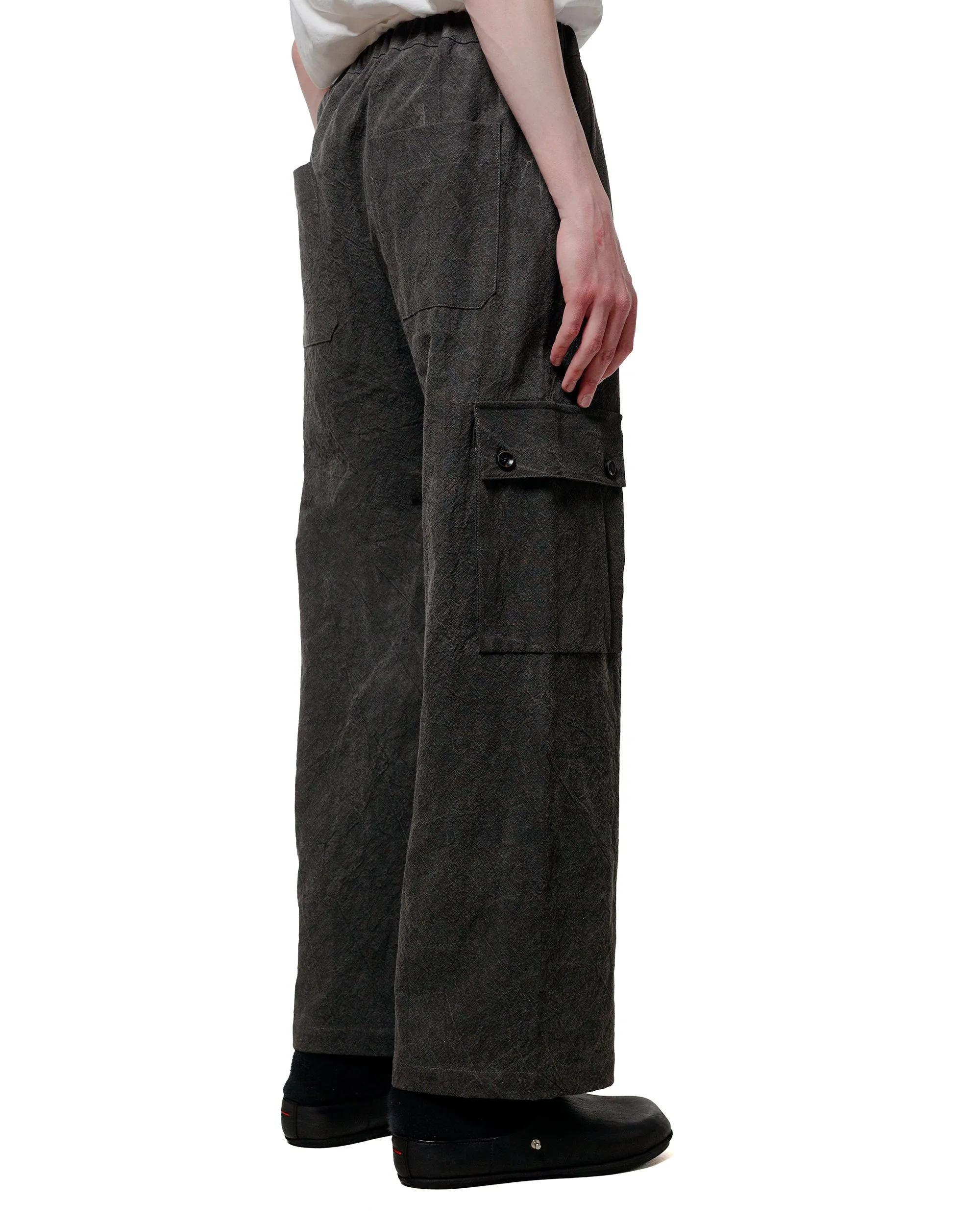 Wanze Easy Pant Cotton Linen Ramie Dark Charcoal sold by Lost & Found product image thumbnail 3