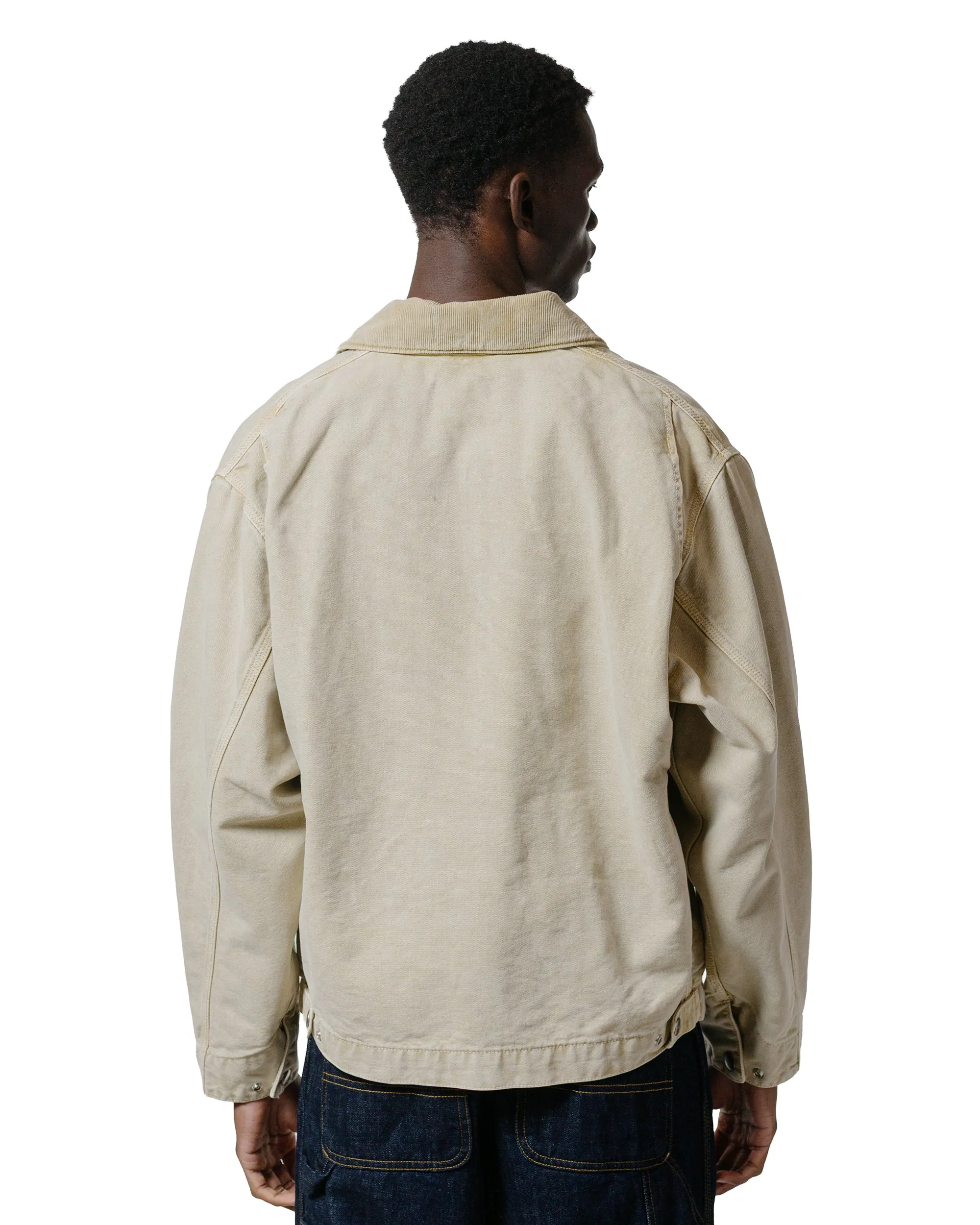 Carhartt W.I.P. OG Detroit Jacket Dusty Hamilton Brown Chalk Washed sold by Lost & Found product image thumbnail 3