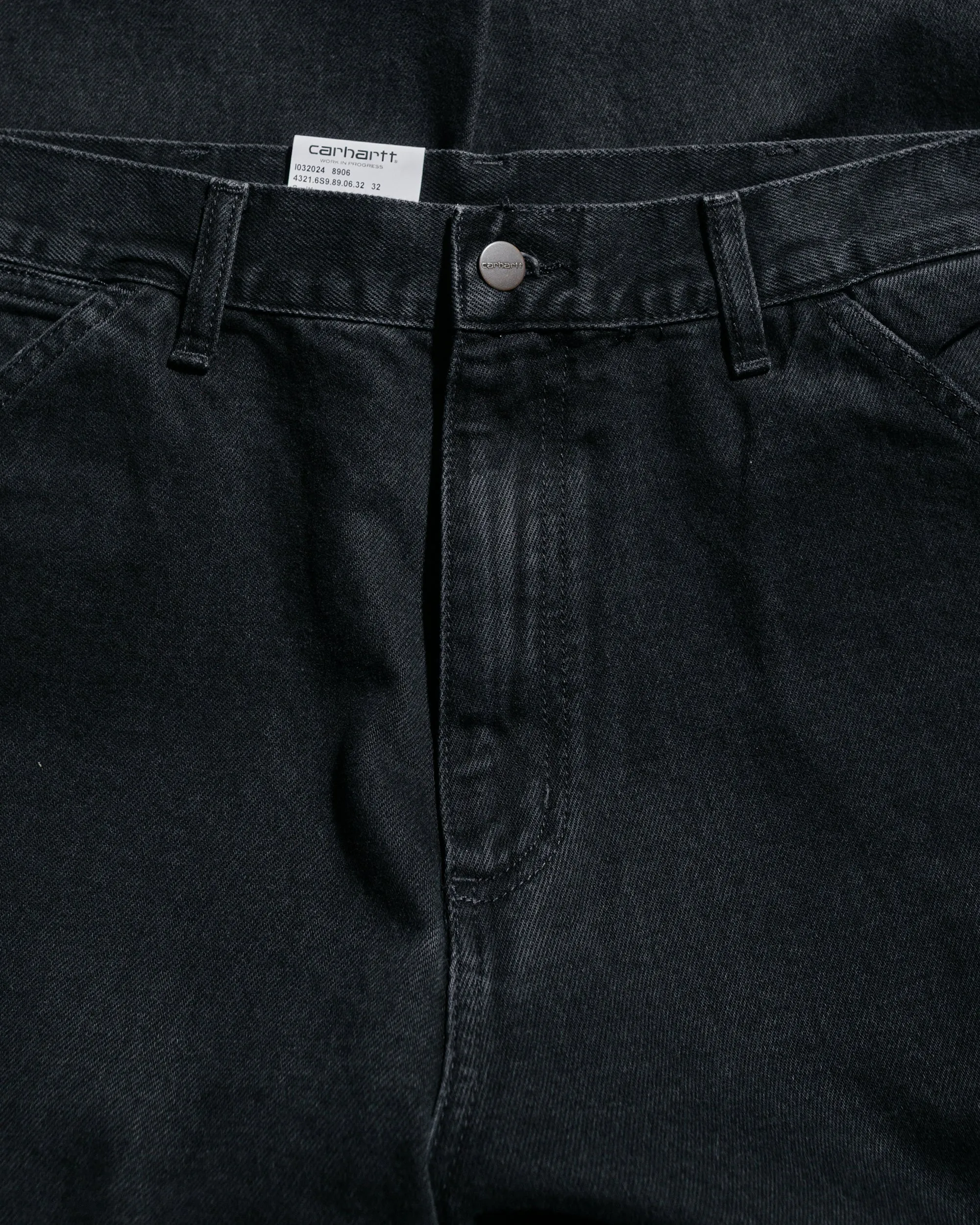 Carhartt W.I.P. Single Knee Pant Black Stone Washed sold by Lost & Found product image thumbnail 5