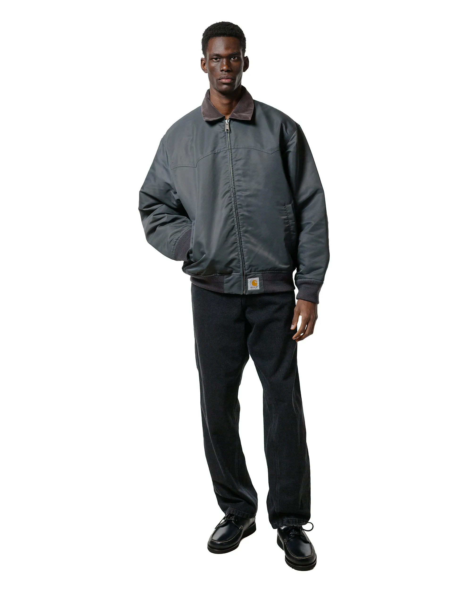 Carhartt W.I.P. Santa Fe Alumni Jacket Graphite/Dark Fir sold by Lost & Found product image thumbnail 4