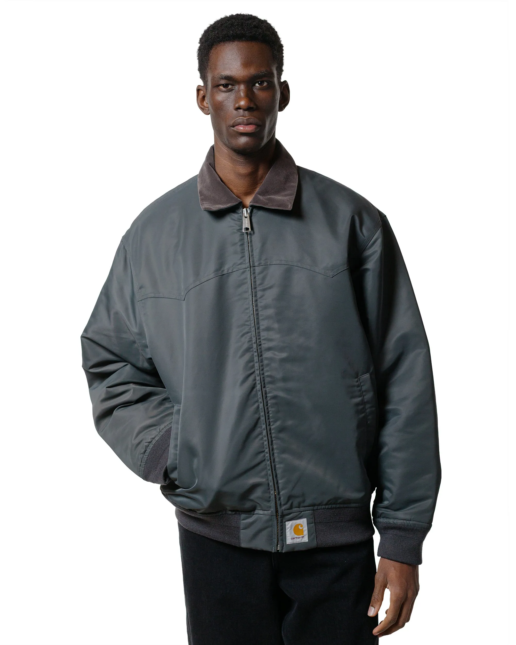 Carhartt W.I.P. Santa Fe Alumni Jacket Graphite/Dark Fir sold by Lost & Found product image thumbnail 2