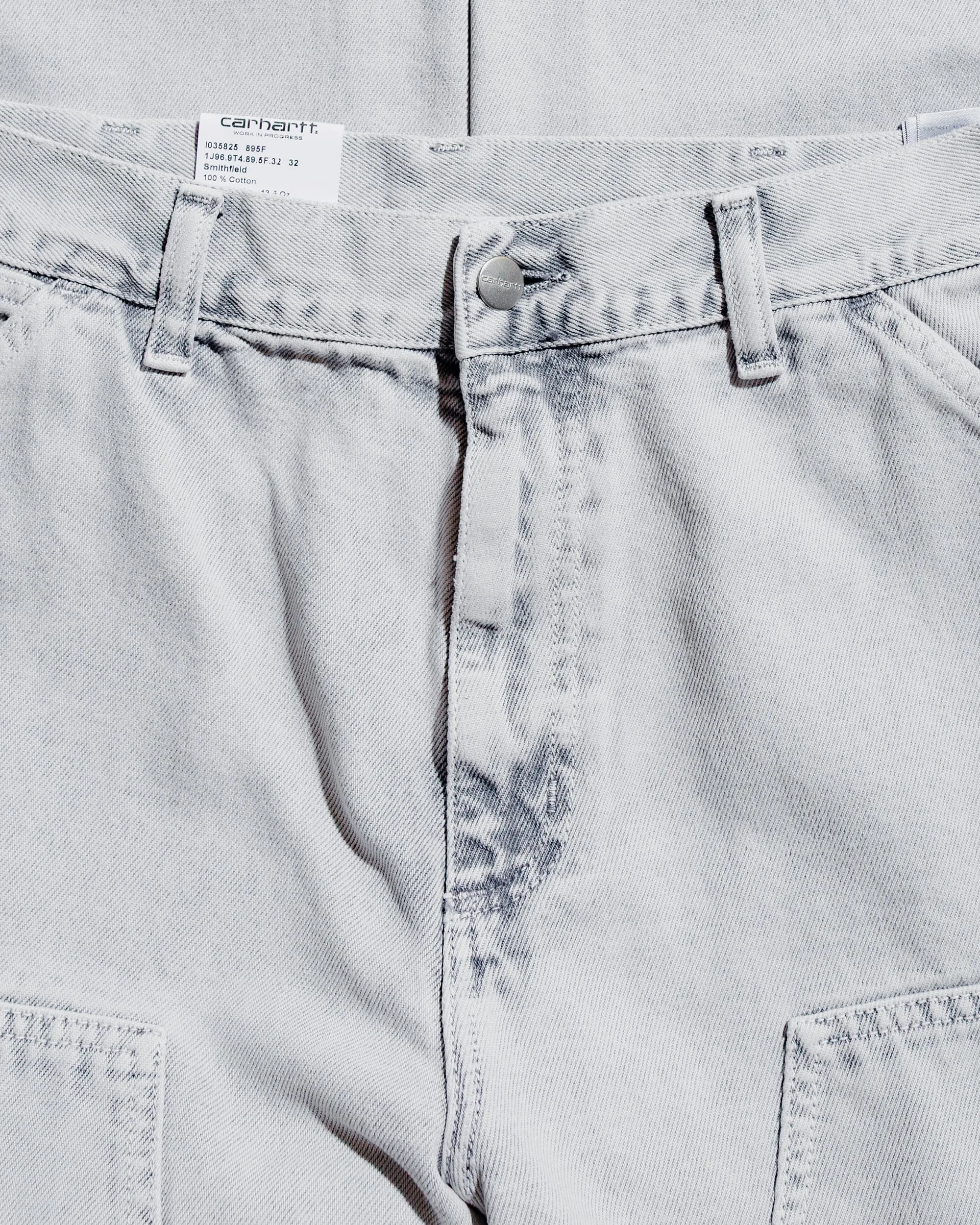 Carhartt W.I.P. Double Knee Pant Canvas Black Chalk Wash sold by Lost & Found product image thumbnail 5