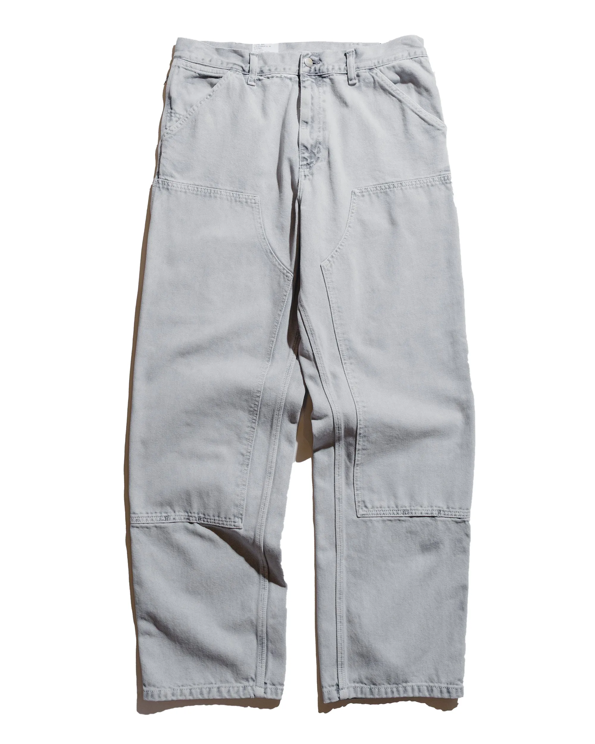 Carhartt W.I.P. Double Knee Pant Canvas Black Chalk Wash sold by Lost & Found