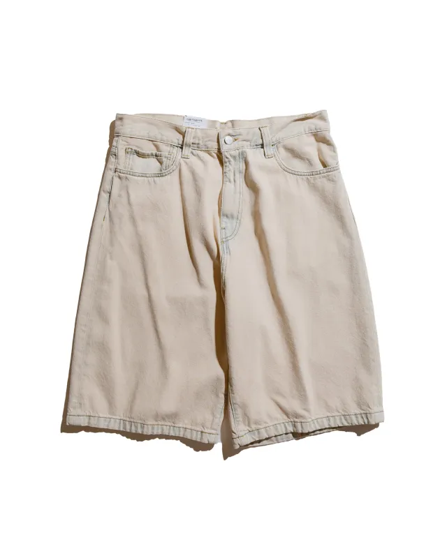 Carhartt W.I.P. Landon Short Blue Bleached sold by Lost & Found