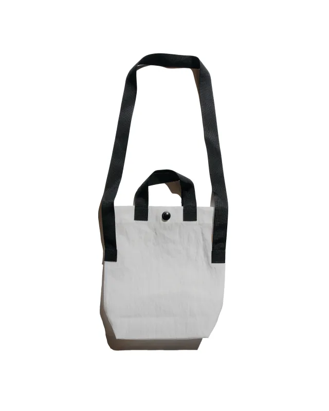 MAN-TLE R19 Bag-4 Mini Tote White Nylon sold by Lost & Found