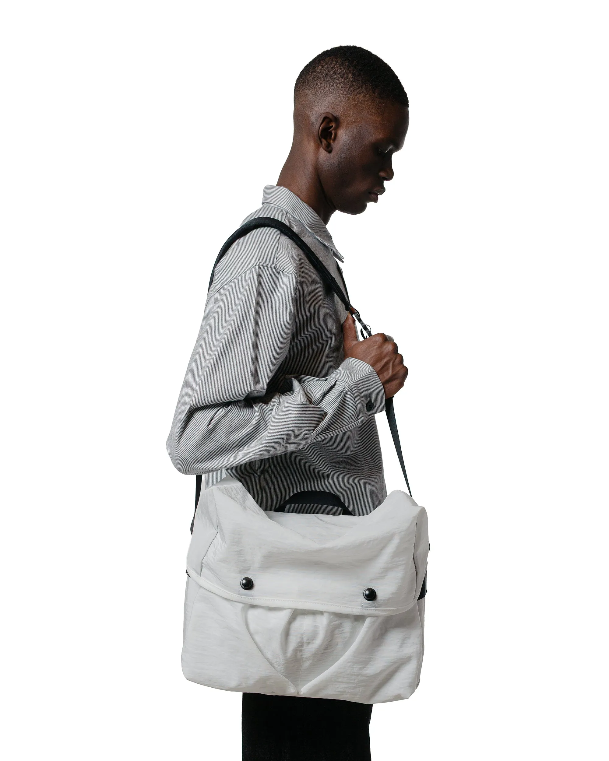 MAN-TLE R19 Gear-4 Mini Messenger White Nylon sold by Lost & Found product image thumbnail 4