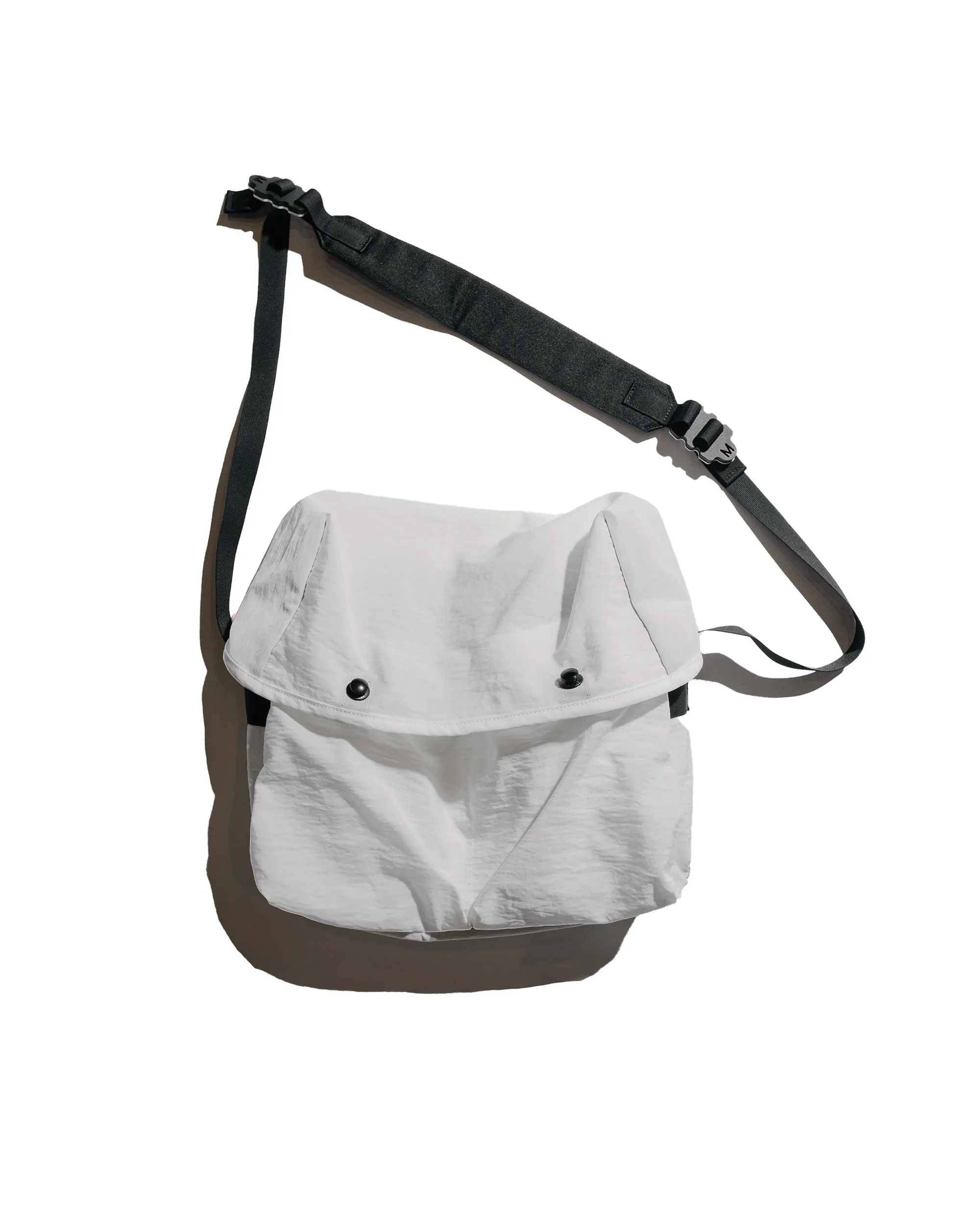 MAN-TLE R19 Gear-4 Mini Messenger White Nylon sold by Lost & Found