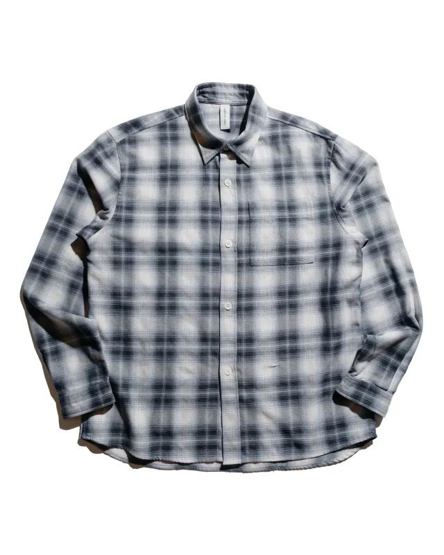 Another Aspect Another Shirt 4.0 Black/Grey Check sold by Lost & Found