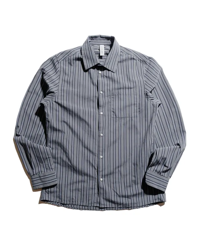 Another Aspect Another Shirt 3.0 Charcoal Stripe sold by Lost & Found
