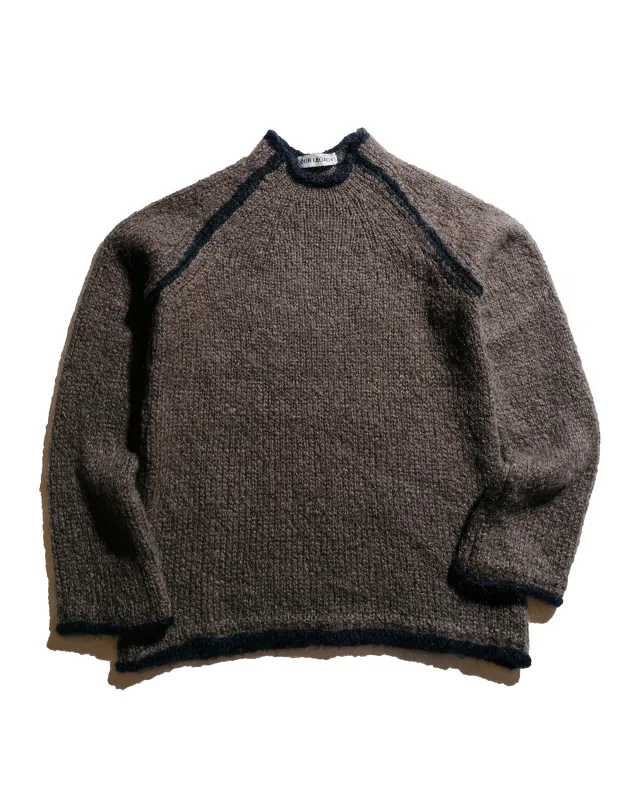Our Legacy Rider Roundneck Steel Mohair sold by Lost & Found