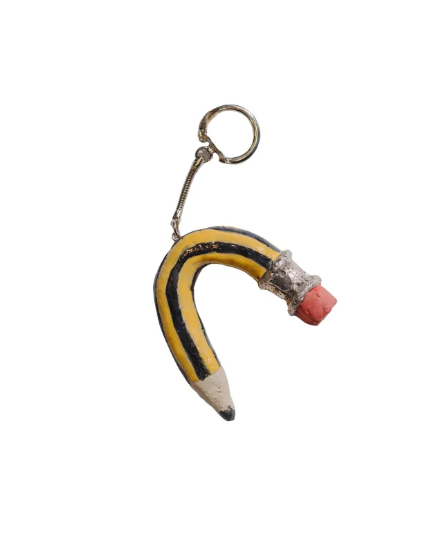 Truls Mårtensson Pencil Keychain #1 Black/Yellow made by Lost & Found