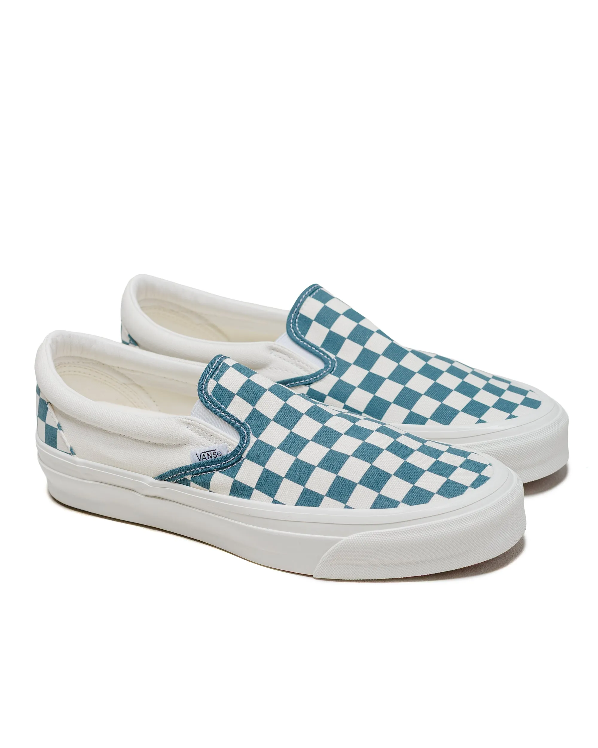 Vans Premium Slip-On 98 LX Checkerboard Stargazer Blue sold by Lost & Found product image thumbnail 2