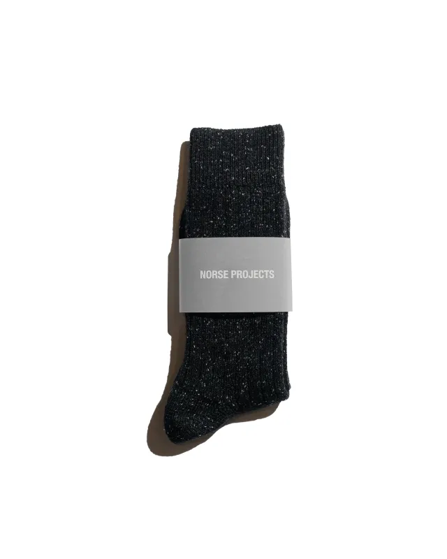 Norse Projects Bjarki Neps Charcoal Melange sold by Lost & Found