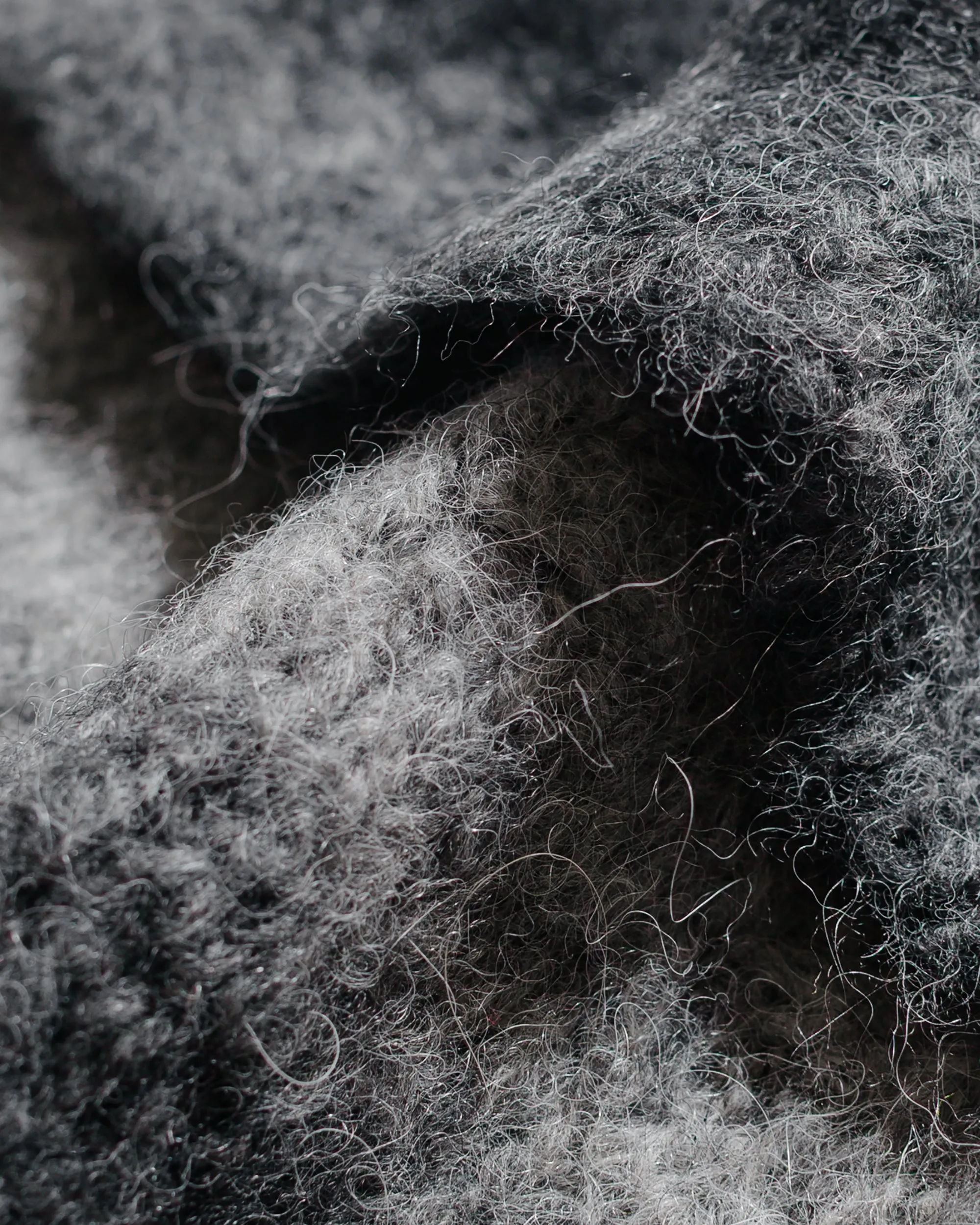 Norse Projects Gradient Alpaca Beanie Charcoal Melange sold by Lost & Found product image thumbnail 2