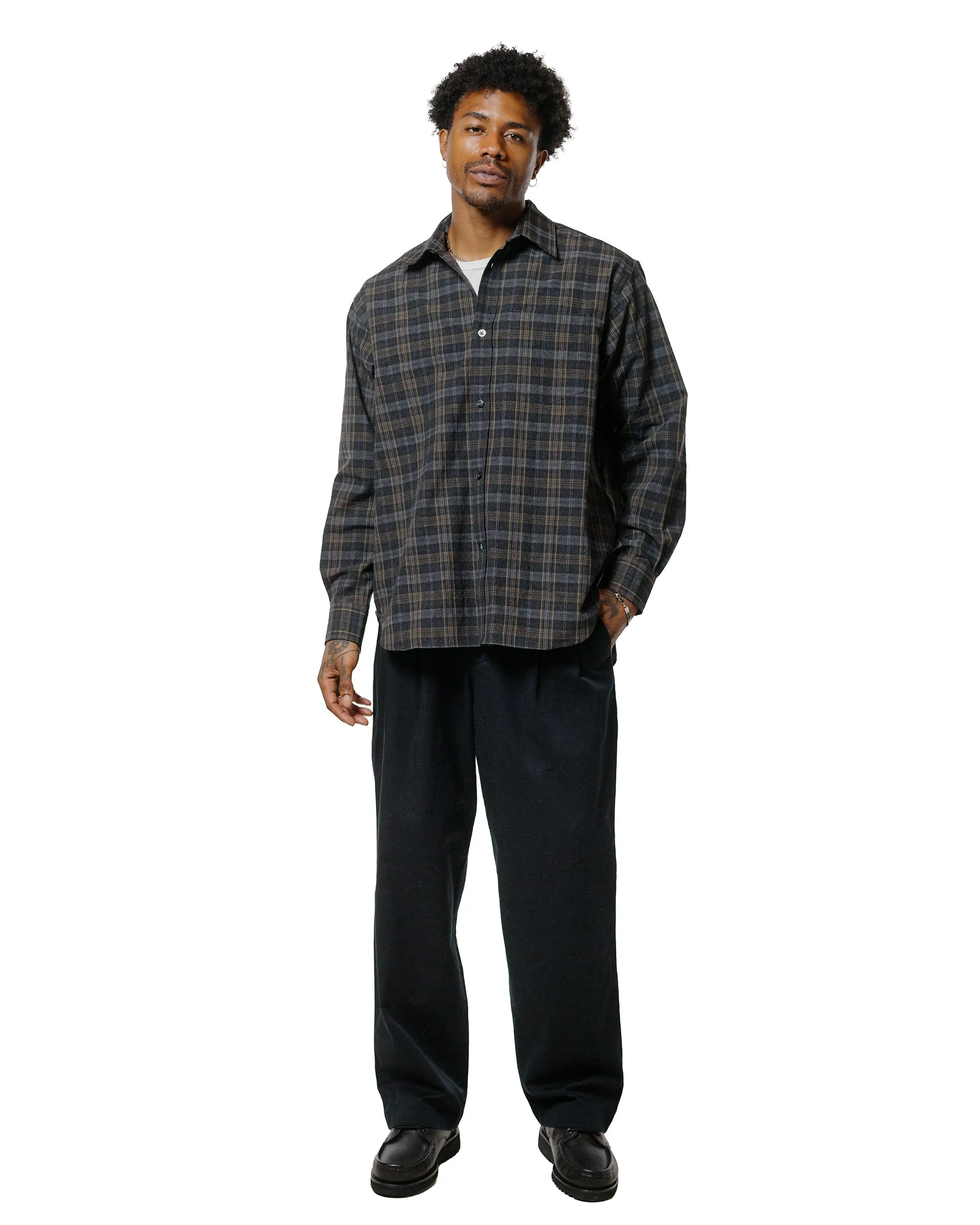 Norse Projects Benn Relaxed Twill Pleated Trouser Black sold by Lost & Found product image thumbnail 4