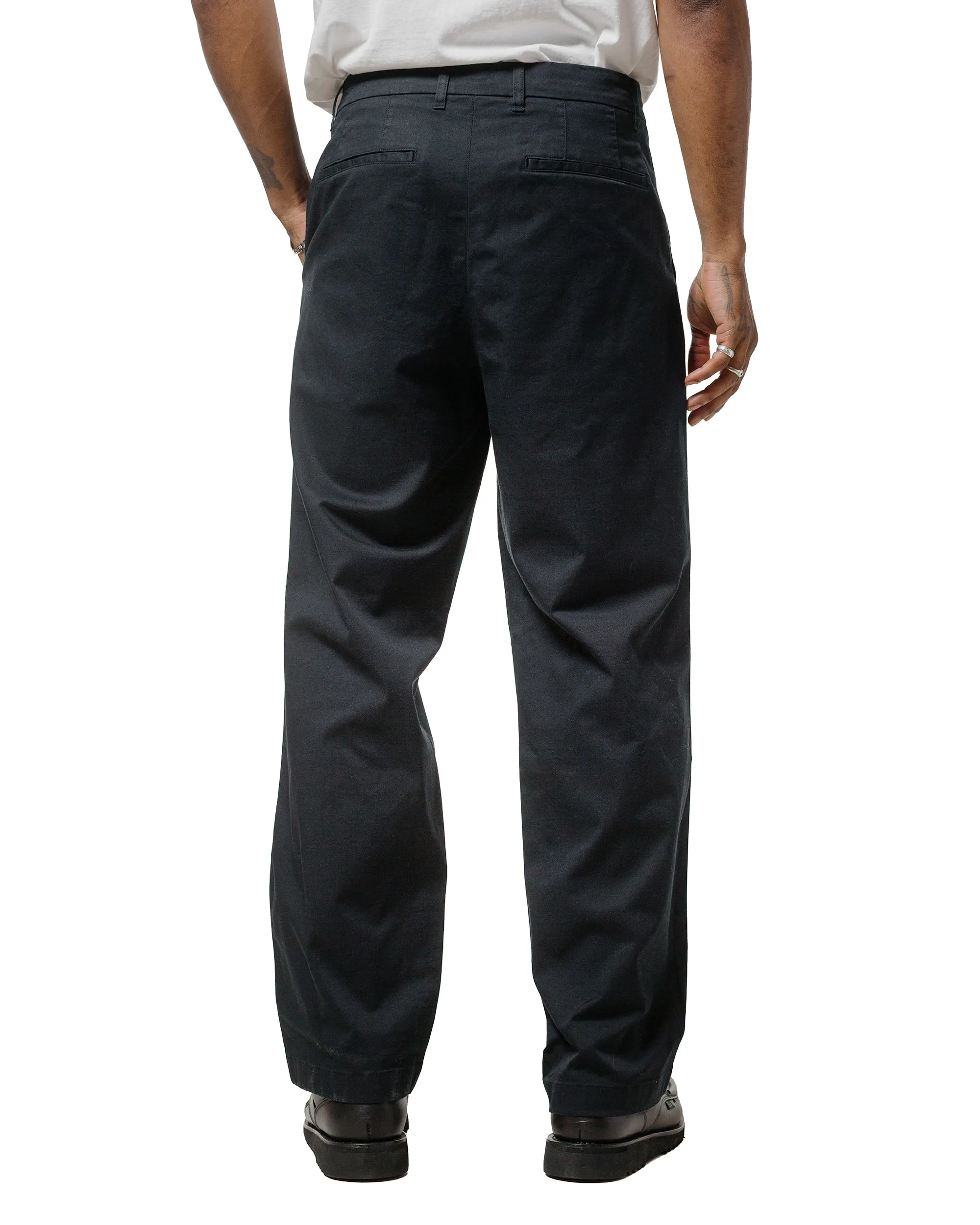 Norse Projects Benn Relaxed Twill Pleated Trouser Black sold by Lost & Found product image thumbnail 3