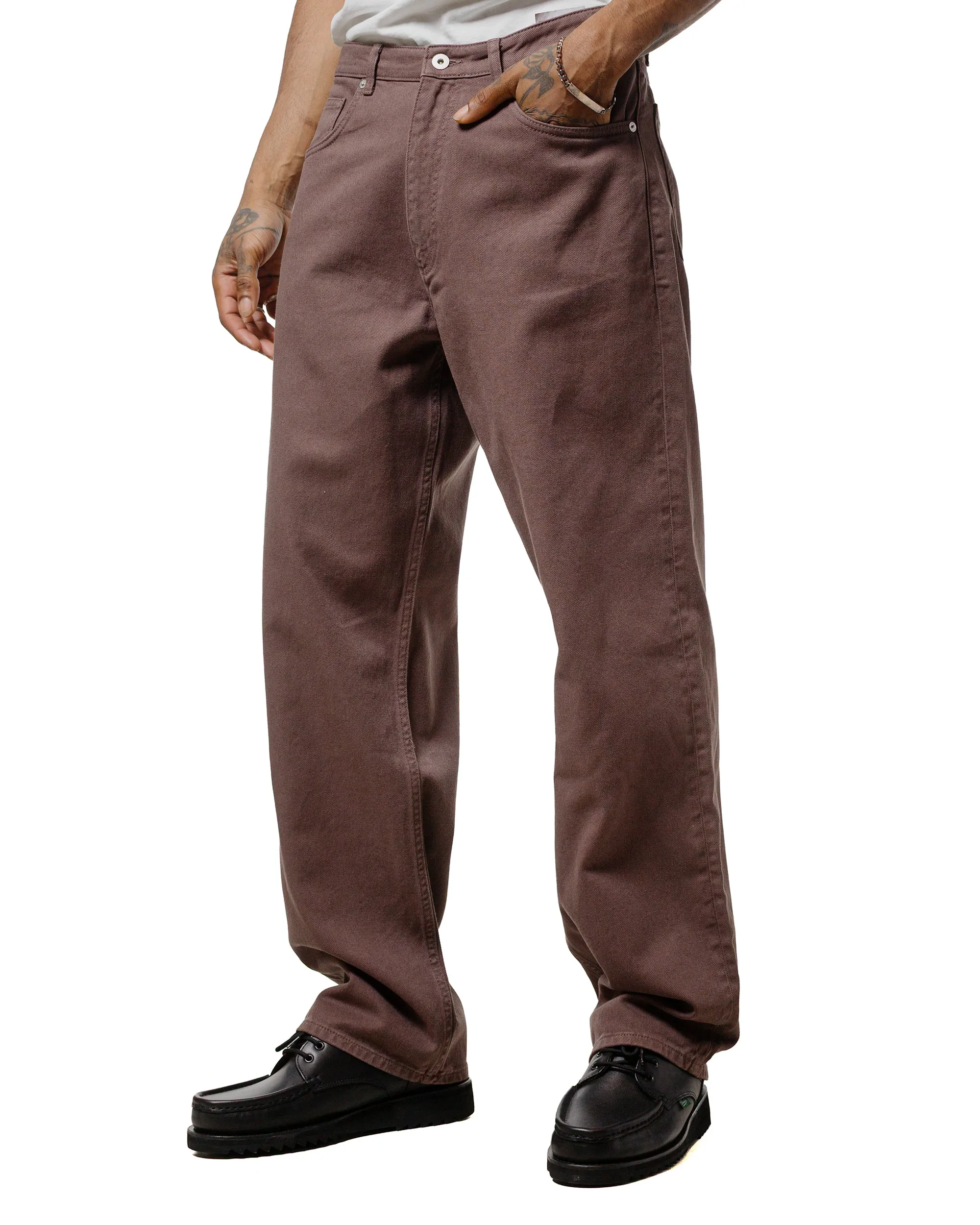 Norse Projects Mogens Relaxed 5 Pocket Heavy Twill Seal Brown sold by Lost & Found product image thumbnail 2