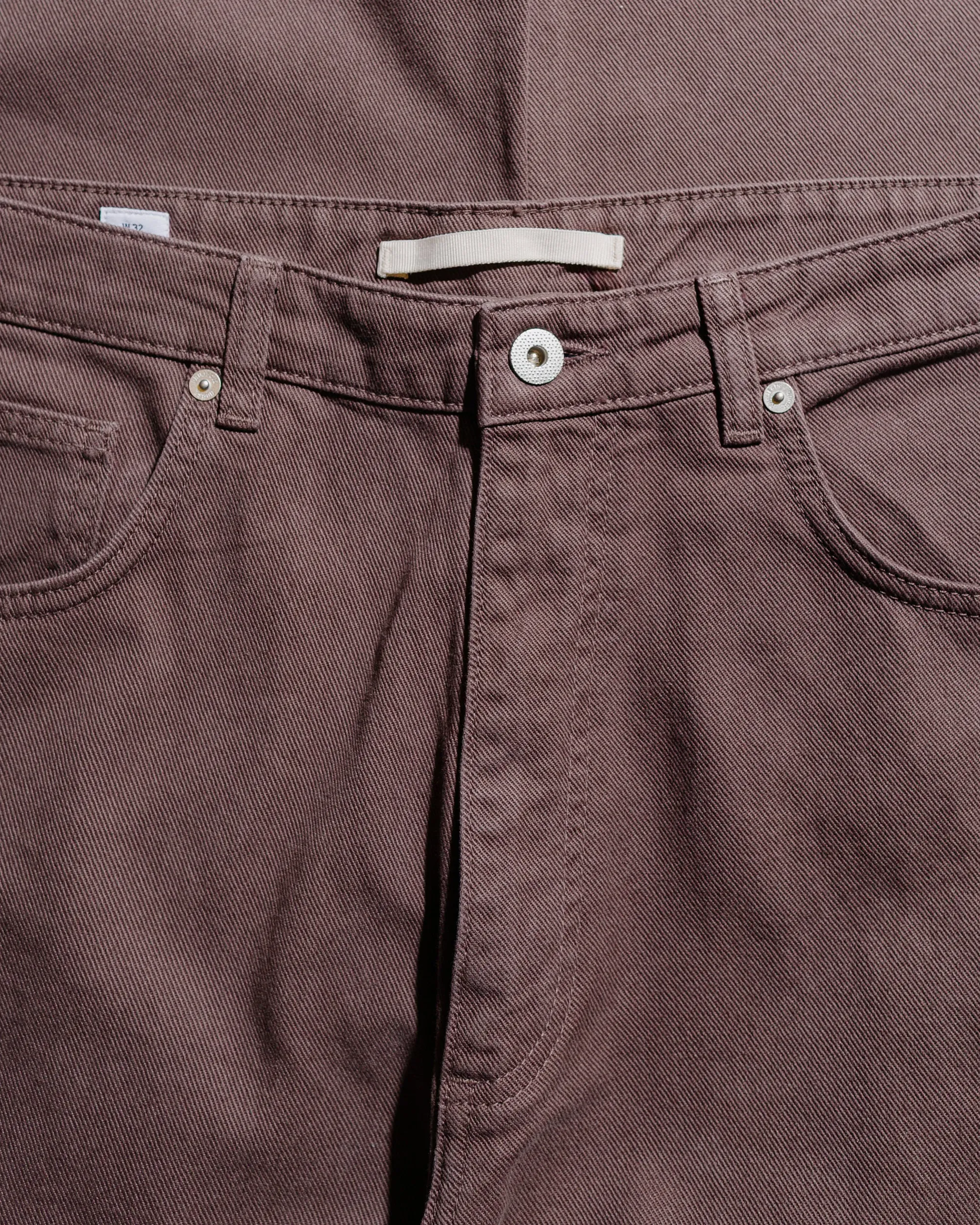 Norse Projects Mogens Relaxed 5 Pocket Heavy Twill Seal Brown sold by Lost & Found product image thumbnail 5