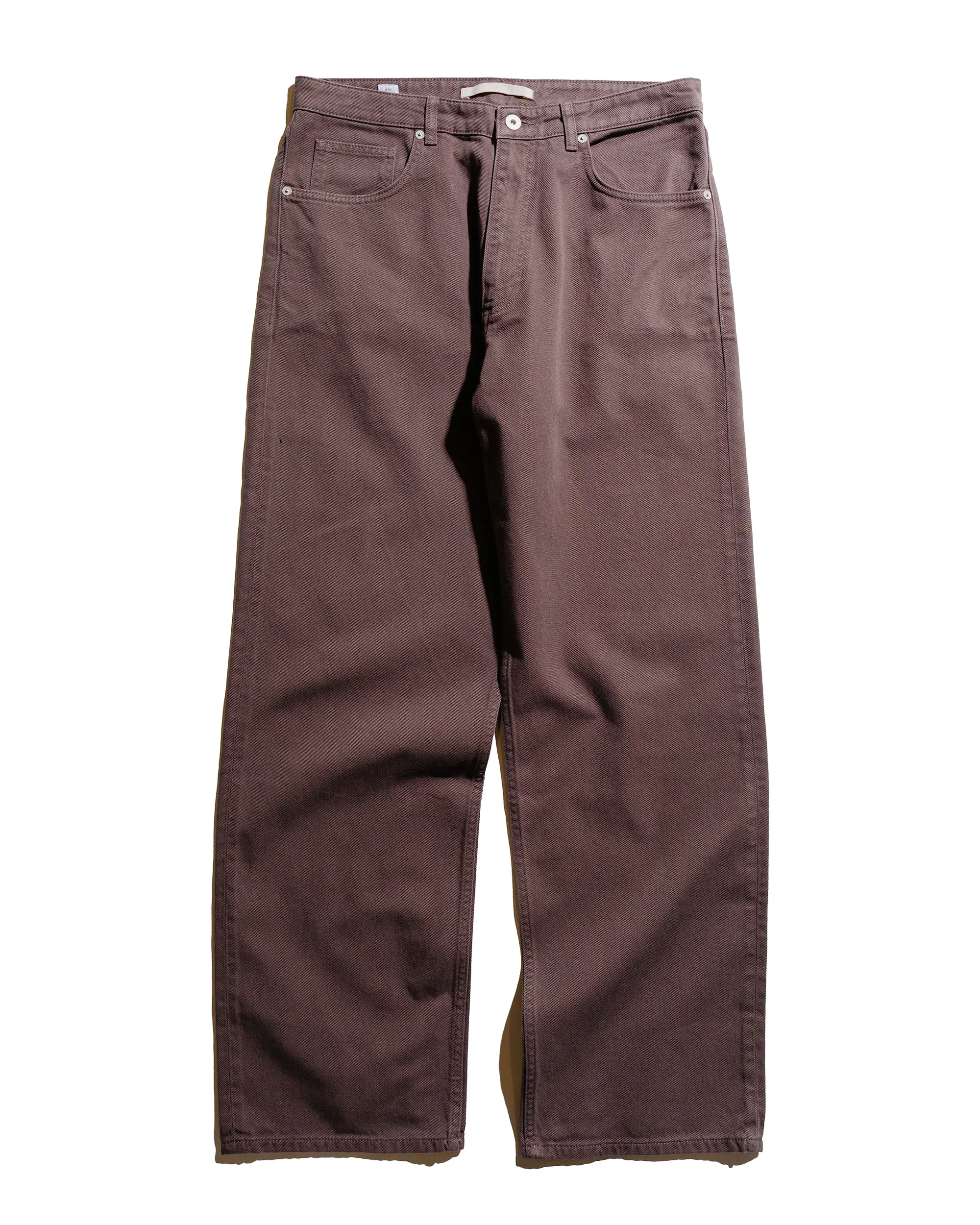 Norse Projects Mogens Relaxed 5 Pocket Heavy Twill Seal Brown sold by Lost & Found